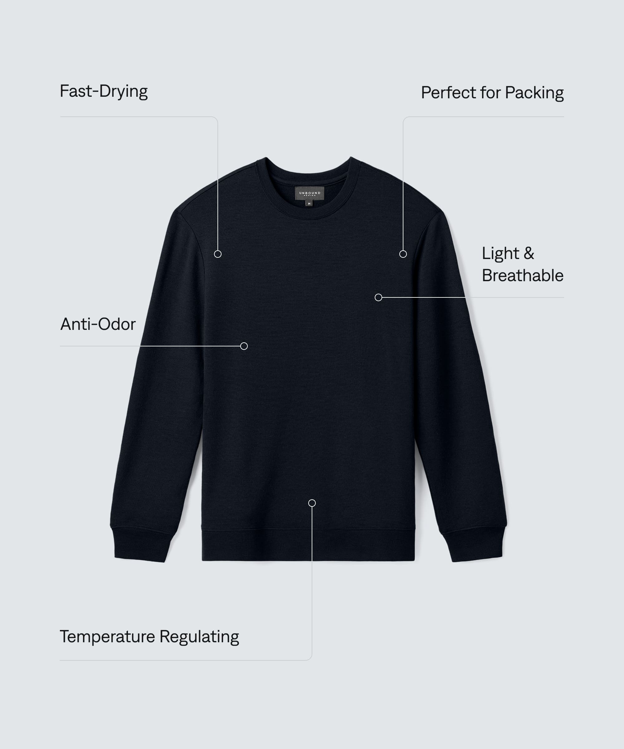 Men's Merino Crew Sweatshirt