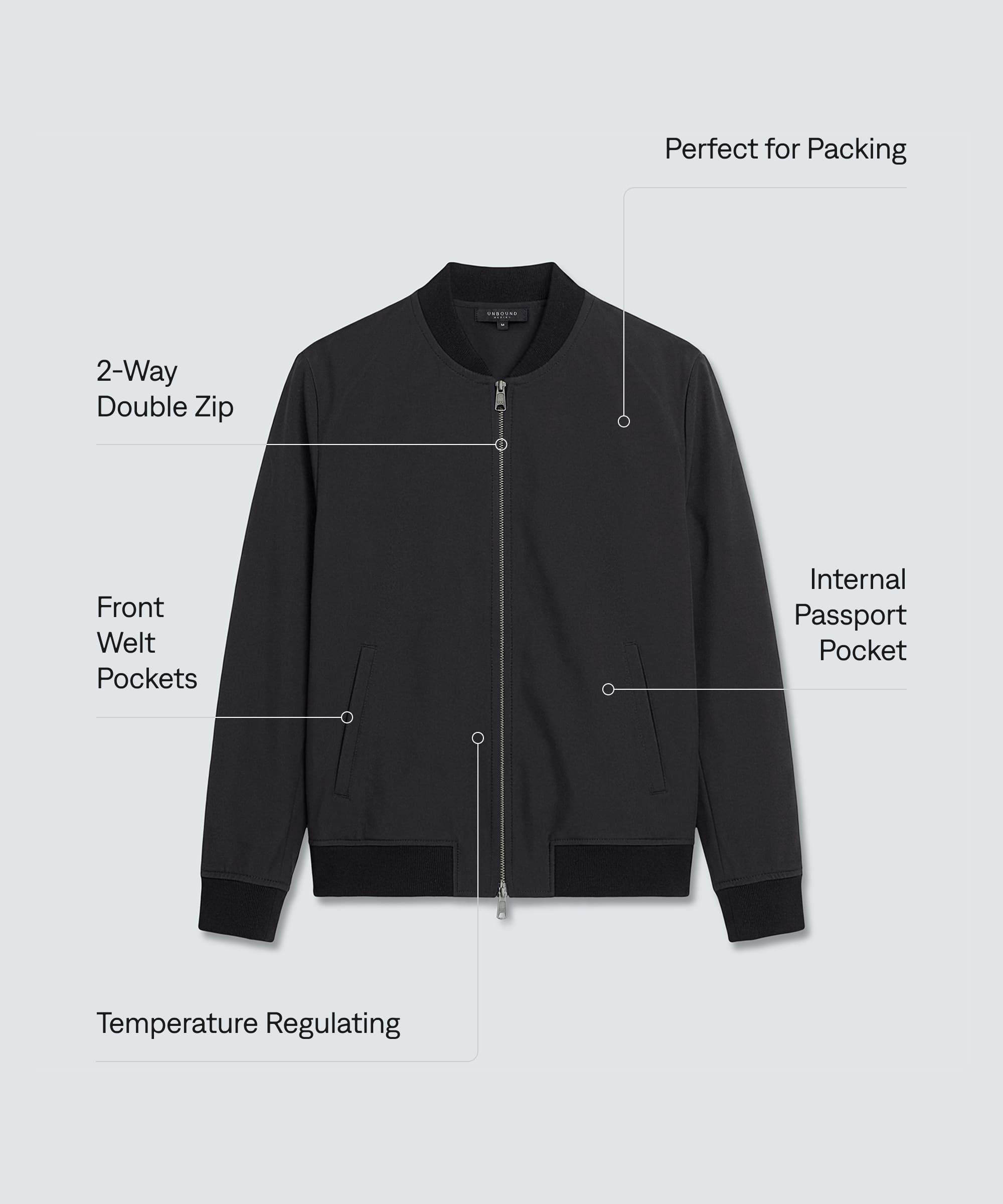 Men's Merino Transit Bomber