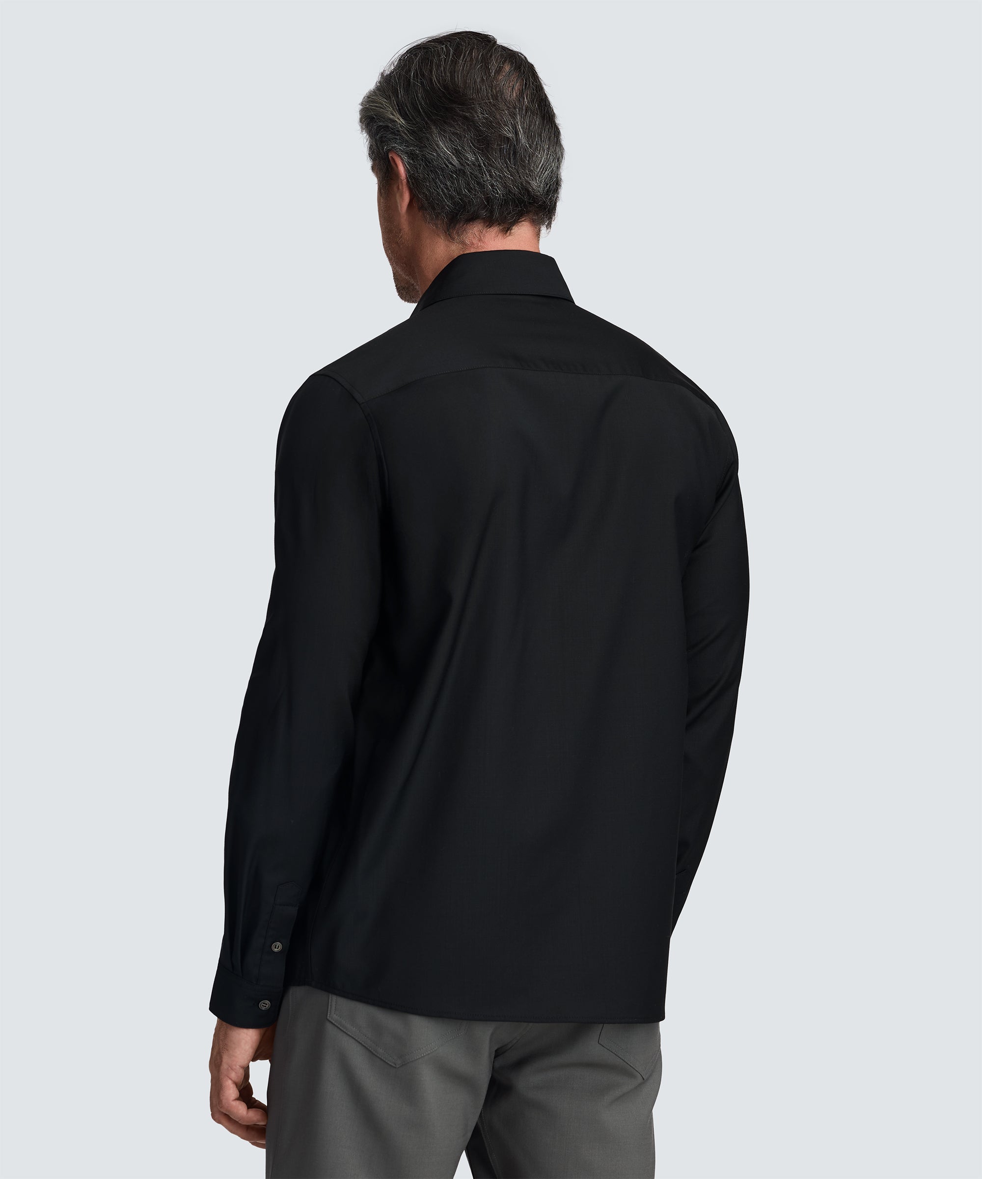 Men's Merino Poplin Button-Up