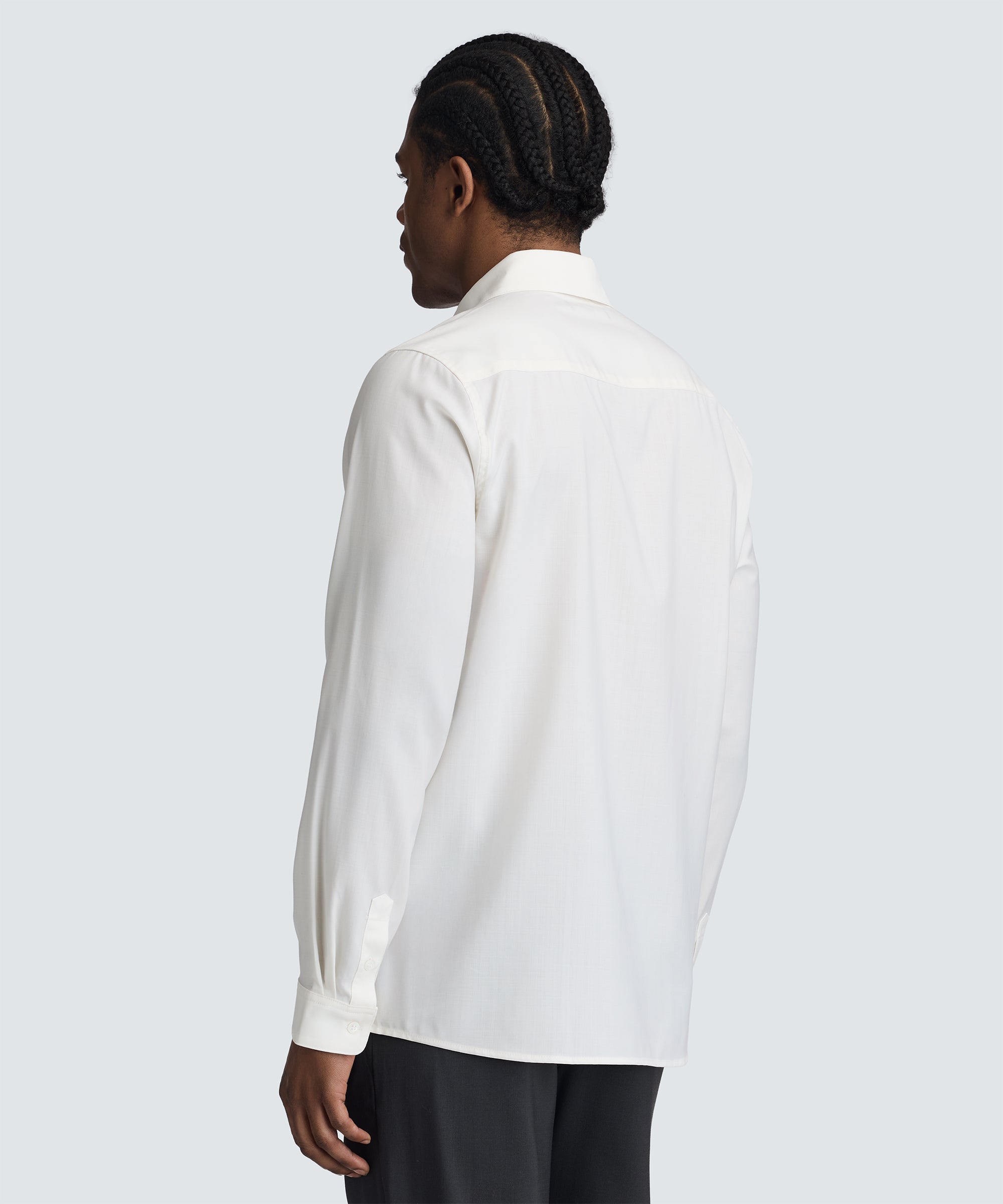Men's Merino Poplin Button-Up