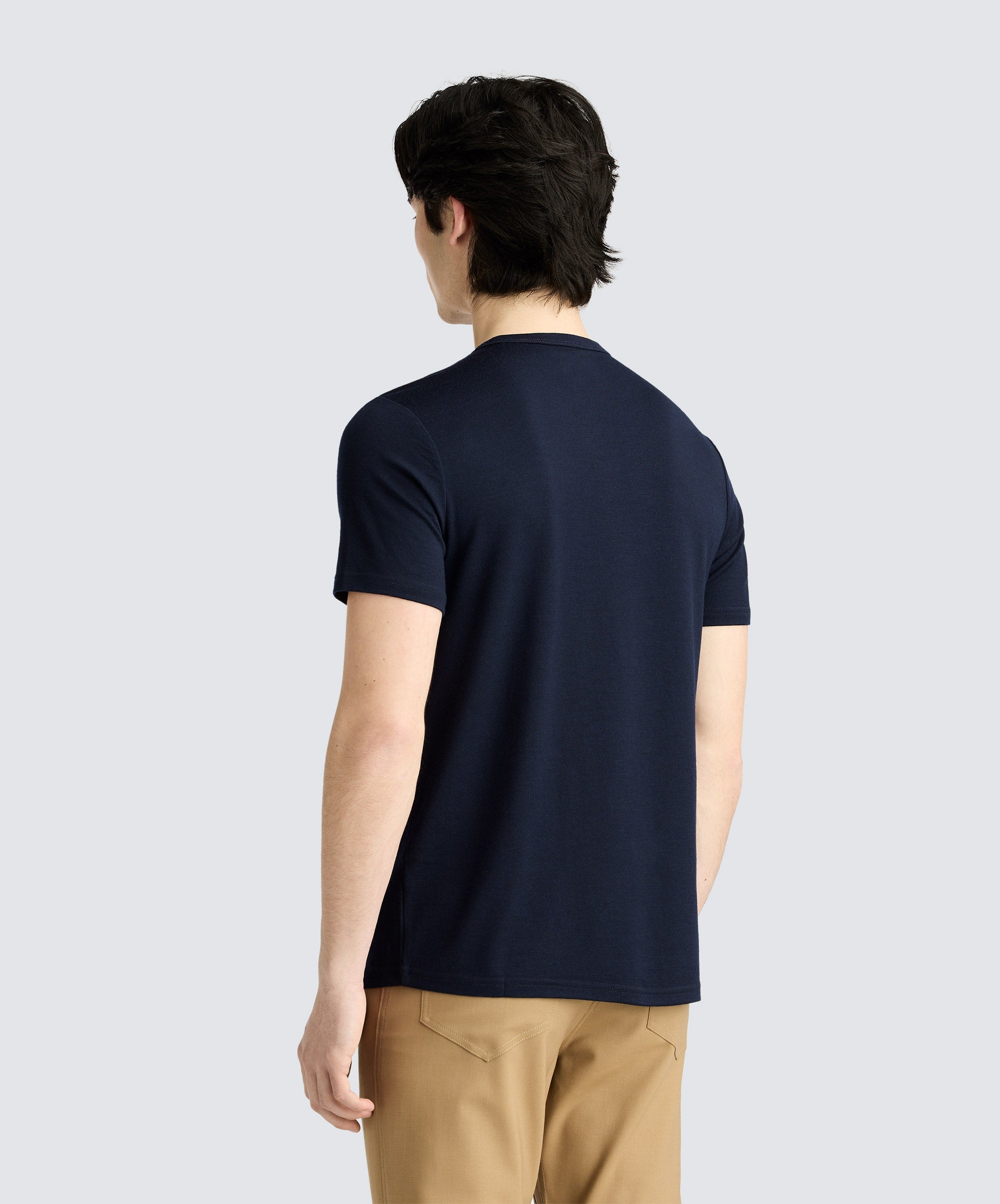 Men's Tall Merino Crew Neck T-Shirt