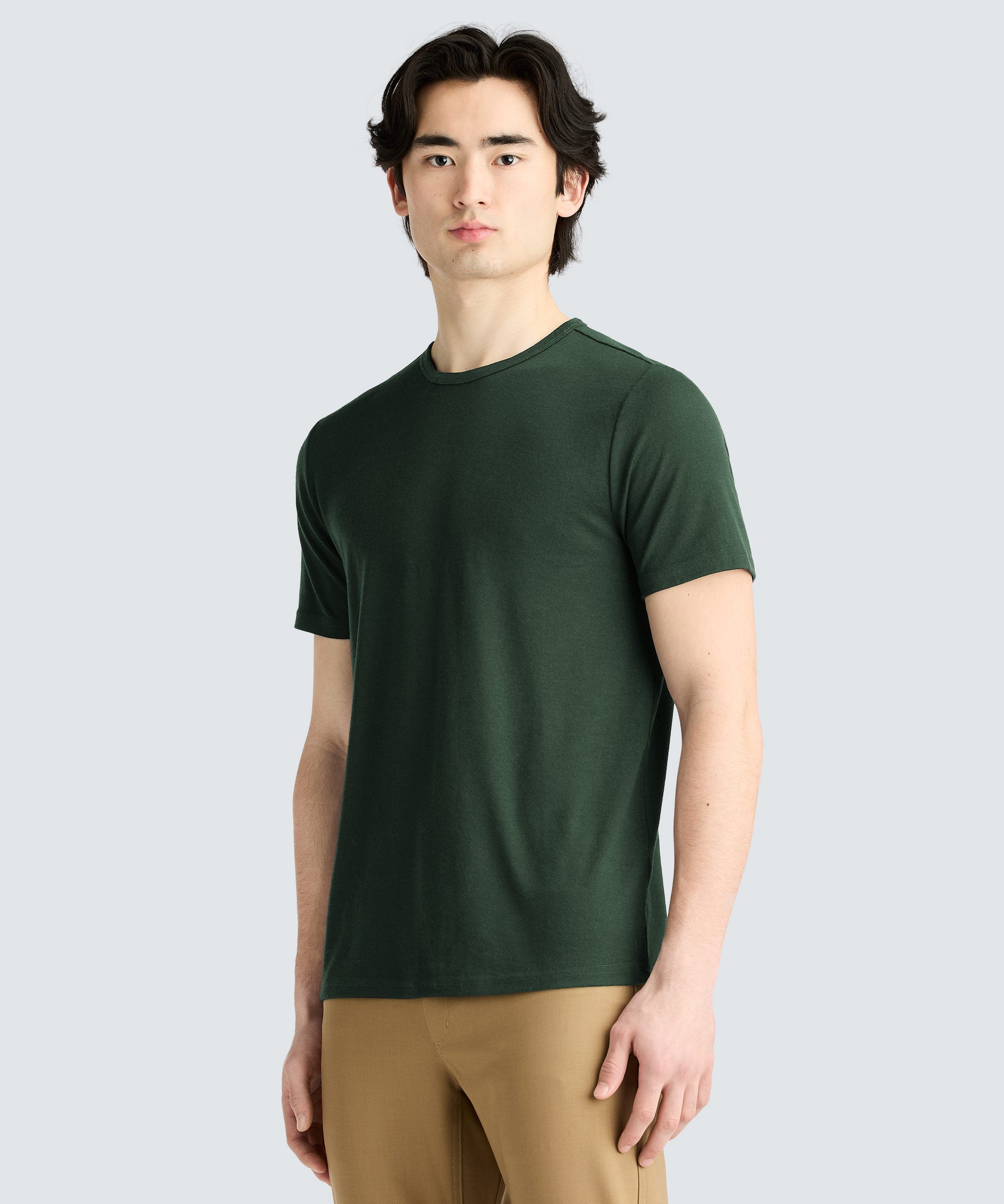 Men's Merino Crew Neck T-Shirt