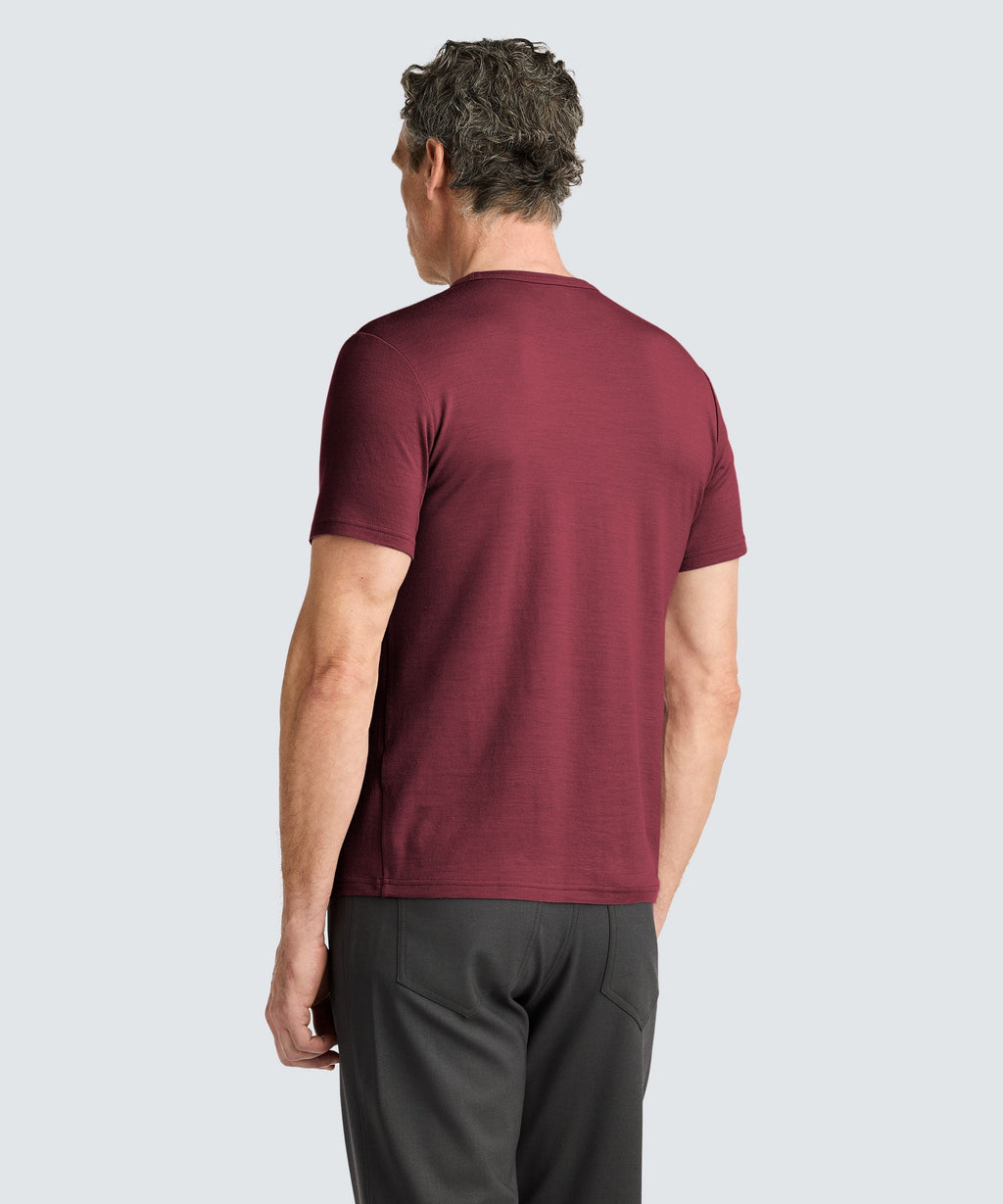 Men's Merino Crew Neck T-Shirt
