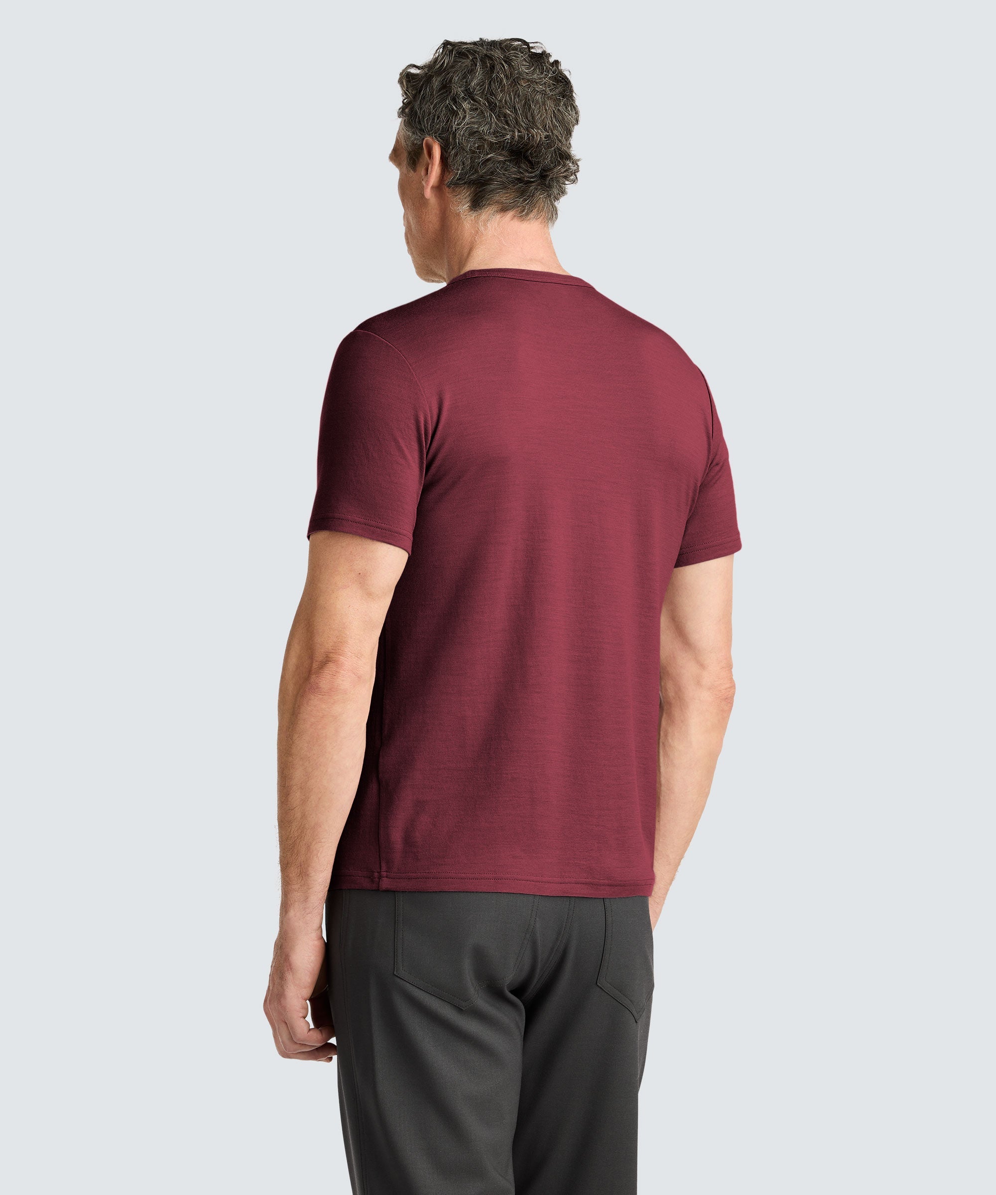 Men's Merino Crew Neck T-Shirt