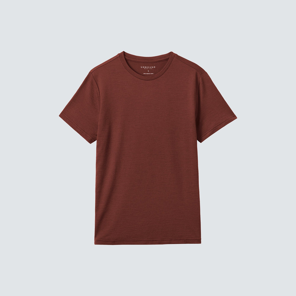 Men's Merino Crew Neck T-Shirt