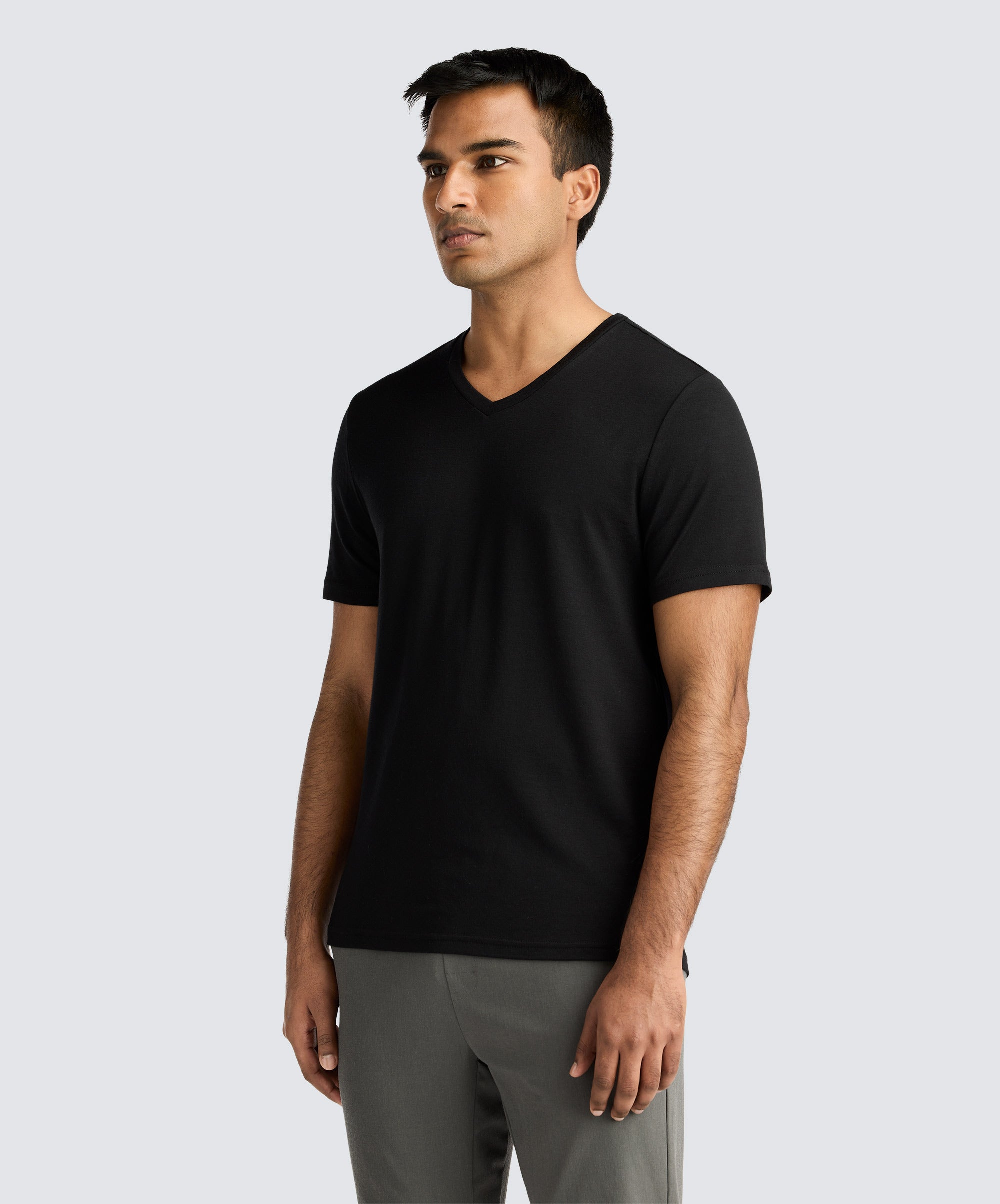 Men's Tall Merino V-Neck T-Shirt