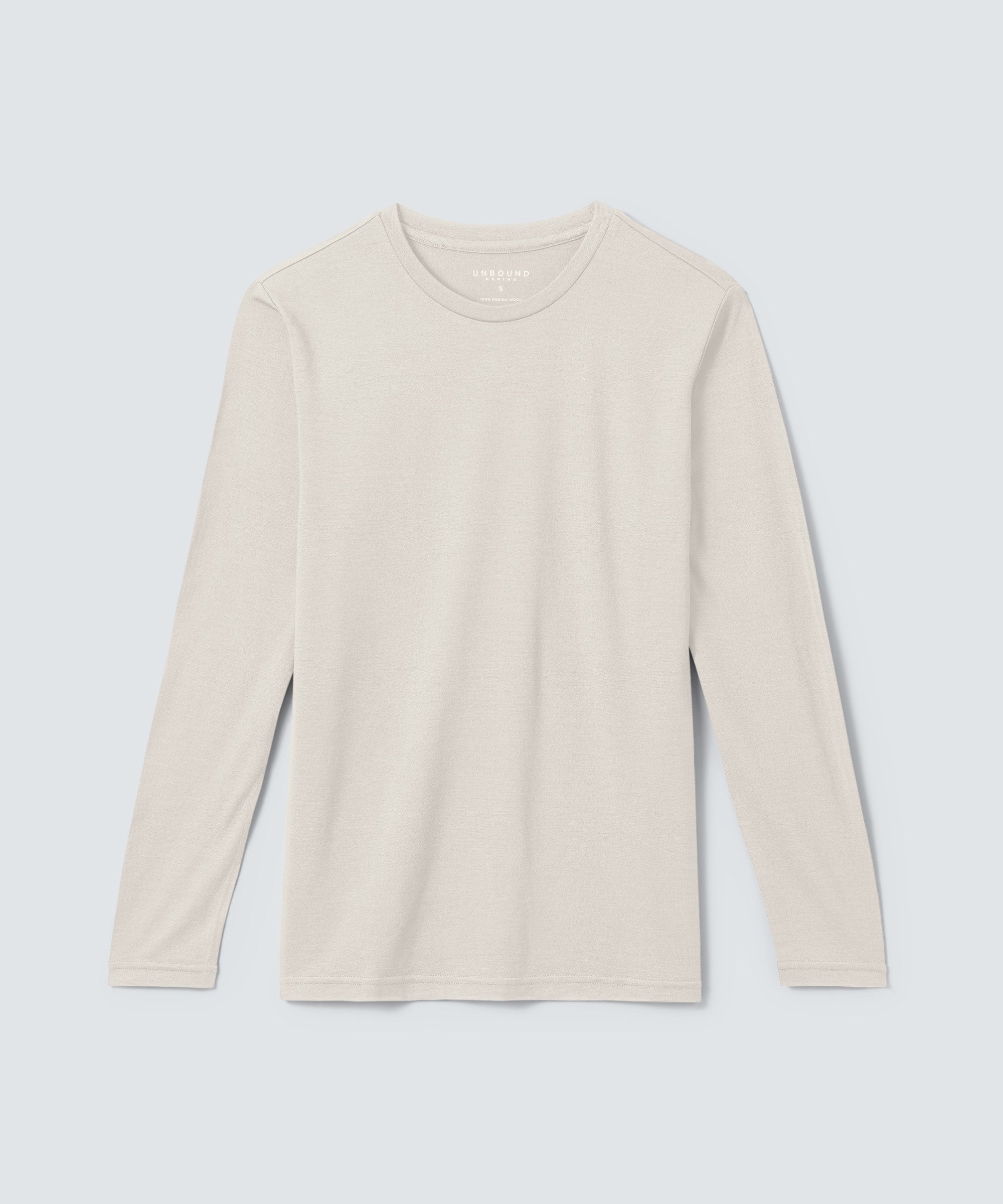 Men's Long Sleeve Merino Crew