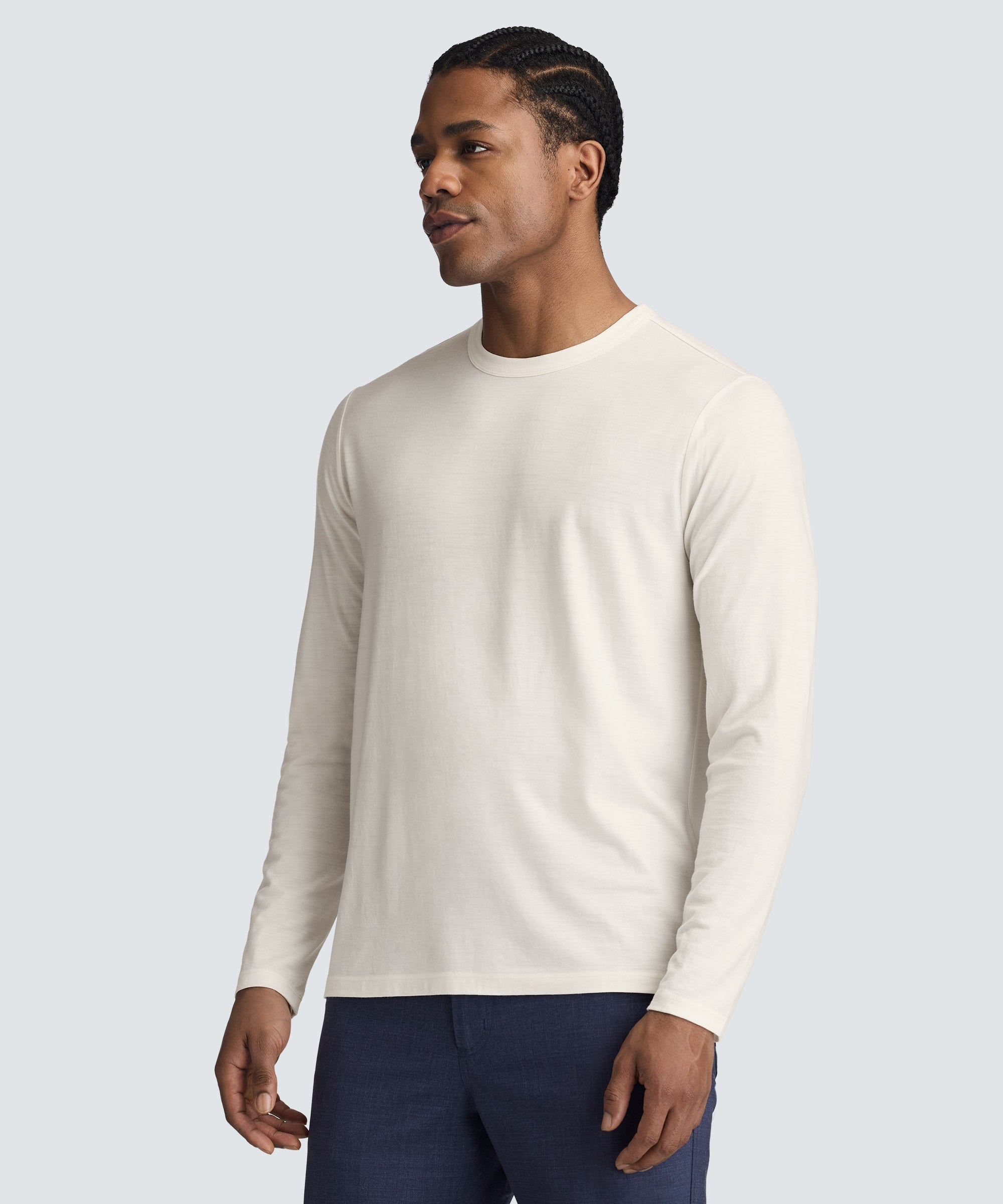 Men's Long Sleeve Merino Crew