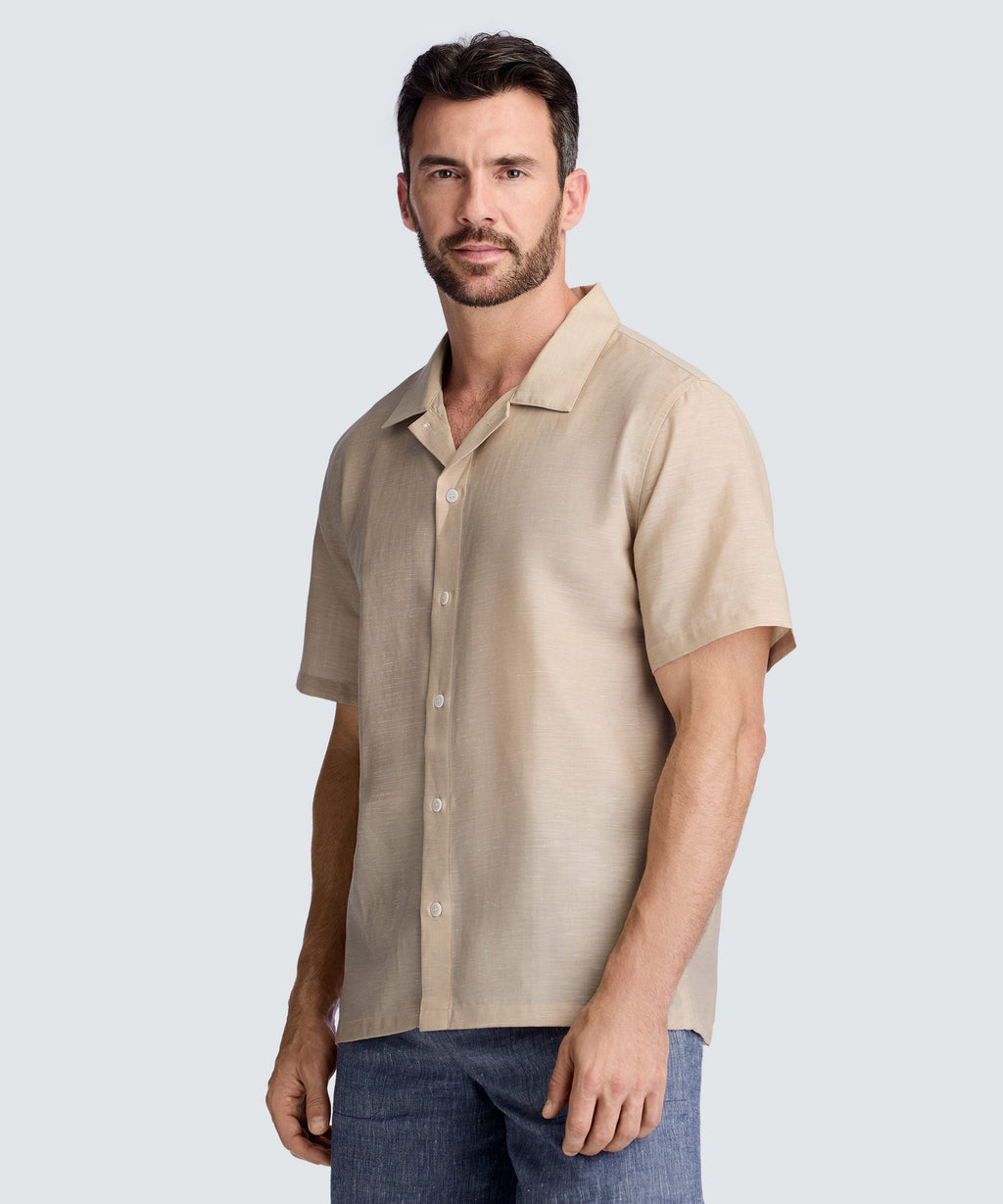 Men's Merino Linen Tropical Shirt