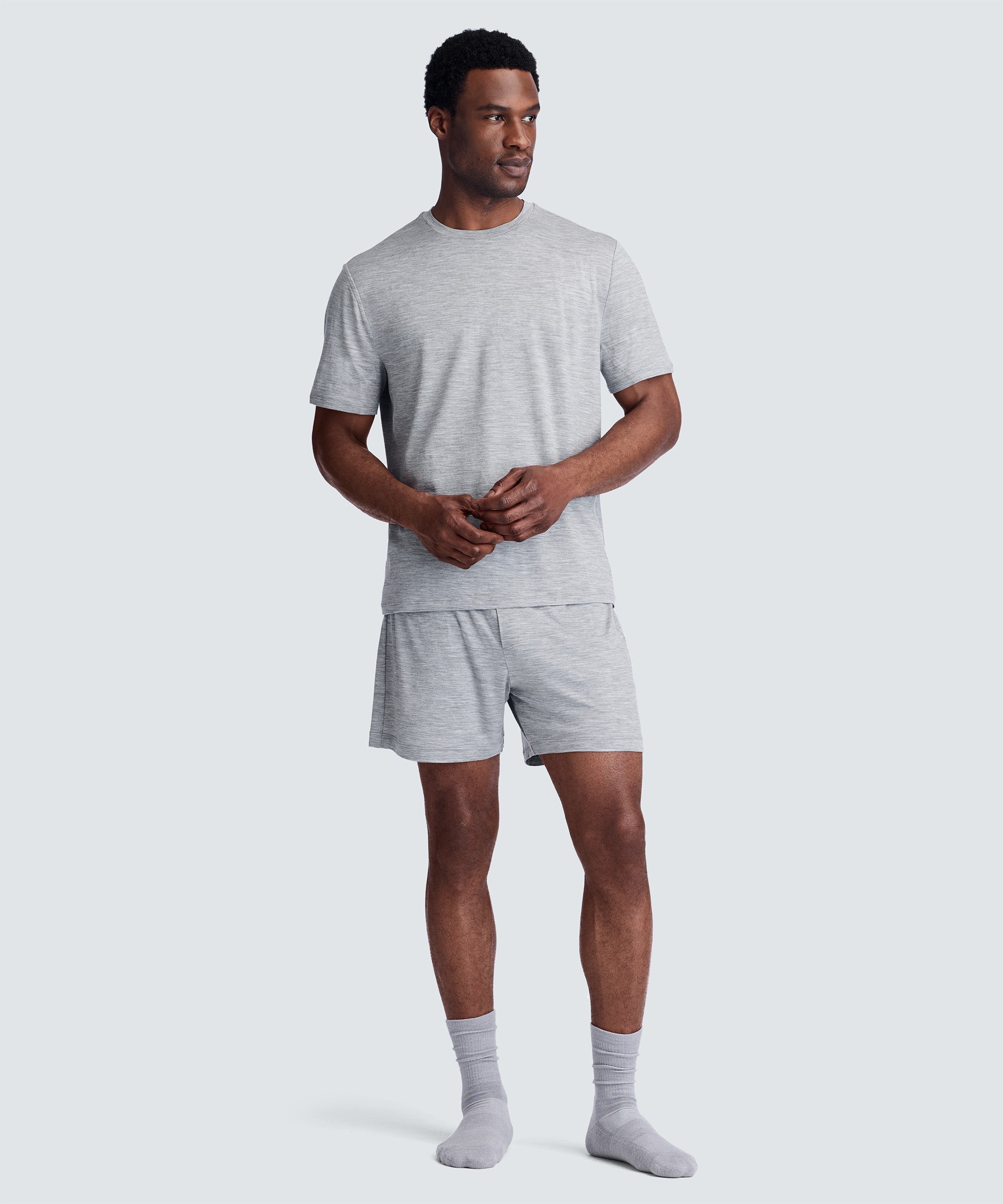 Men's Ultrafine Sleep T-Shirt + Shorts Bundle