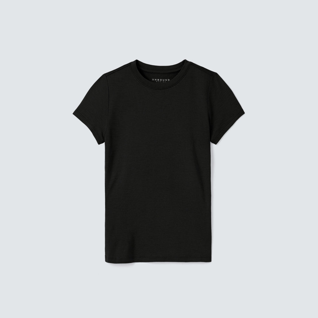 Women's Slim Merino Crew Neck T-Shirt