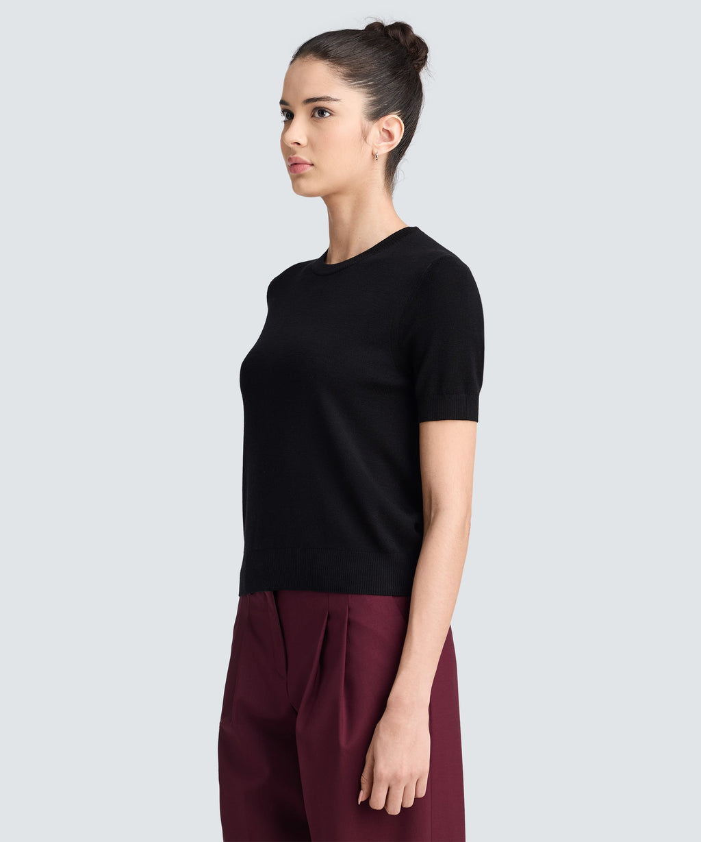 Women's Fine Knit Merino T-Shirt