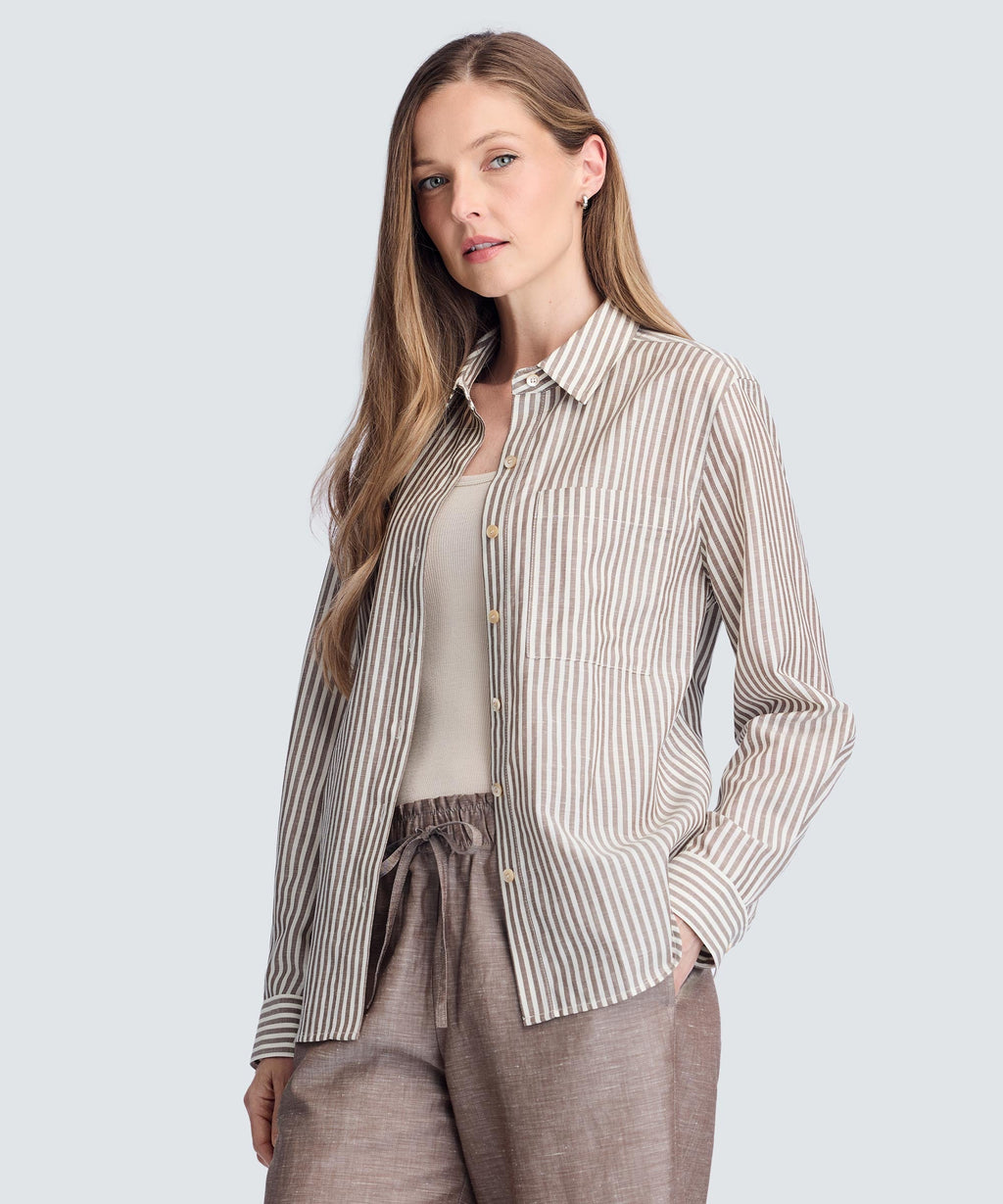 Women's Merino Linen Shirt