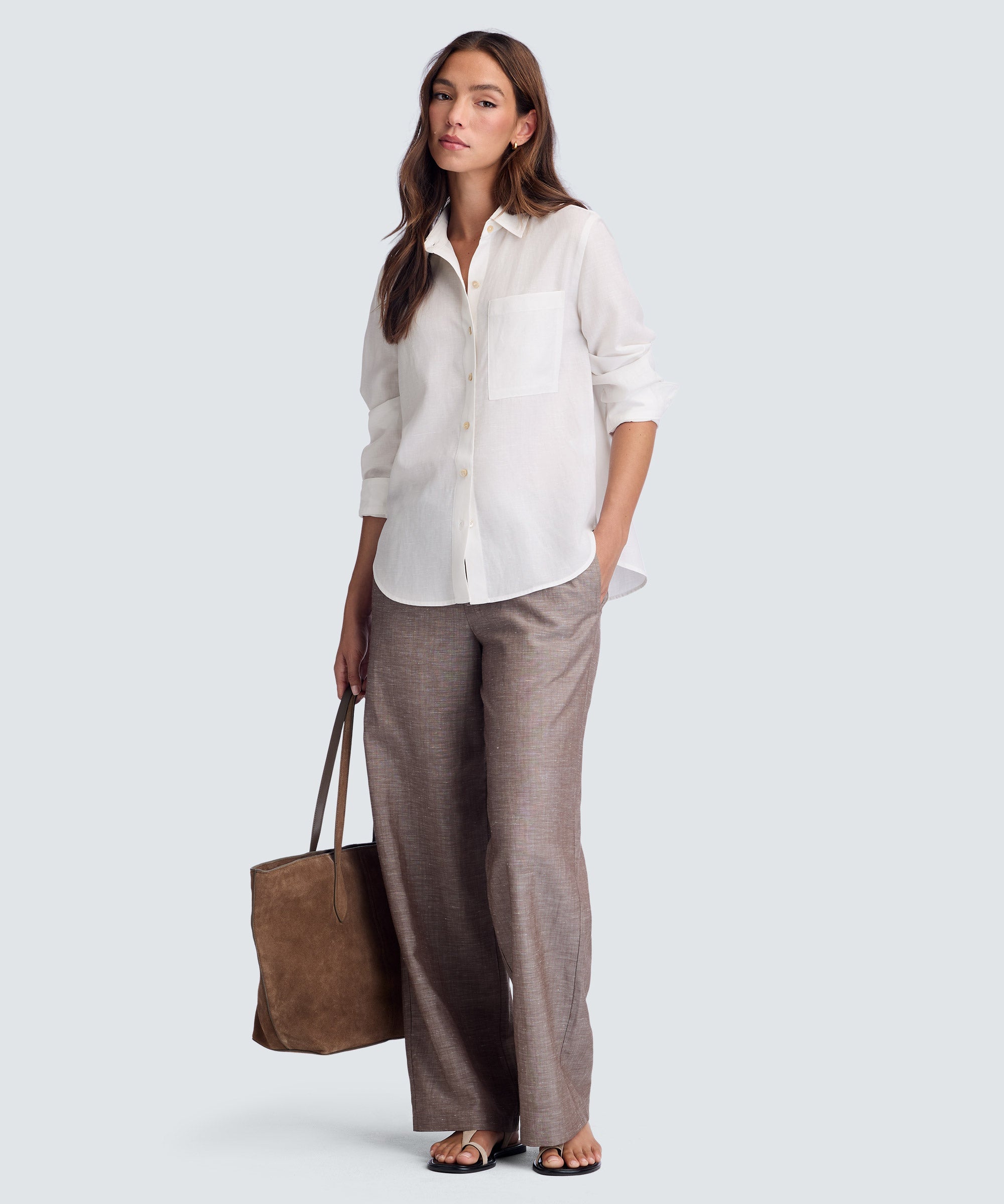 Women's Merino Linen Shirt