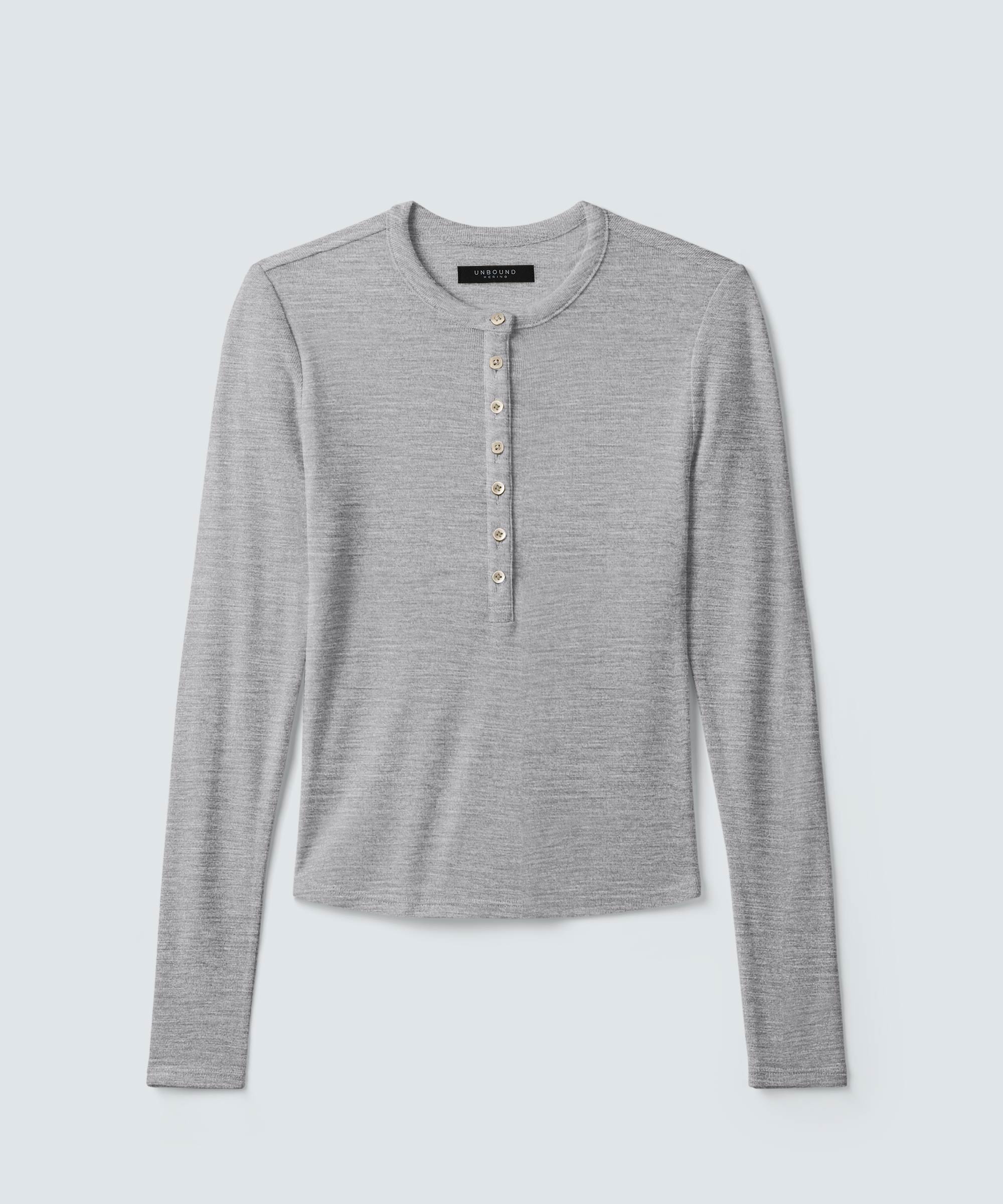 Women's Merino Rib Henley