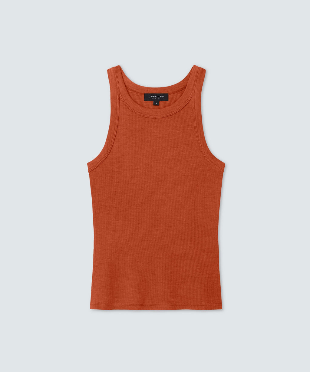 Women's Merino Rib Racer Tank