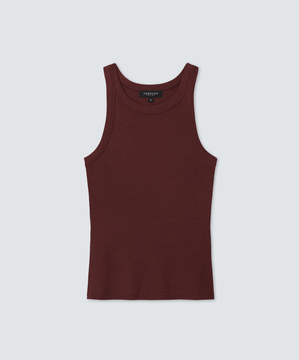Women's Merino Rib Racer Tank