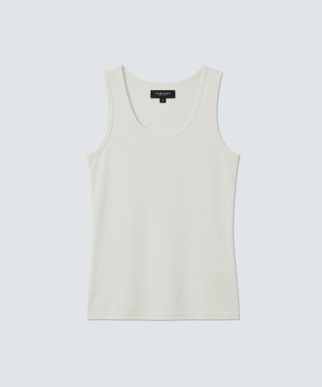 Women's Merino Rib Scoop Neck Tank