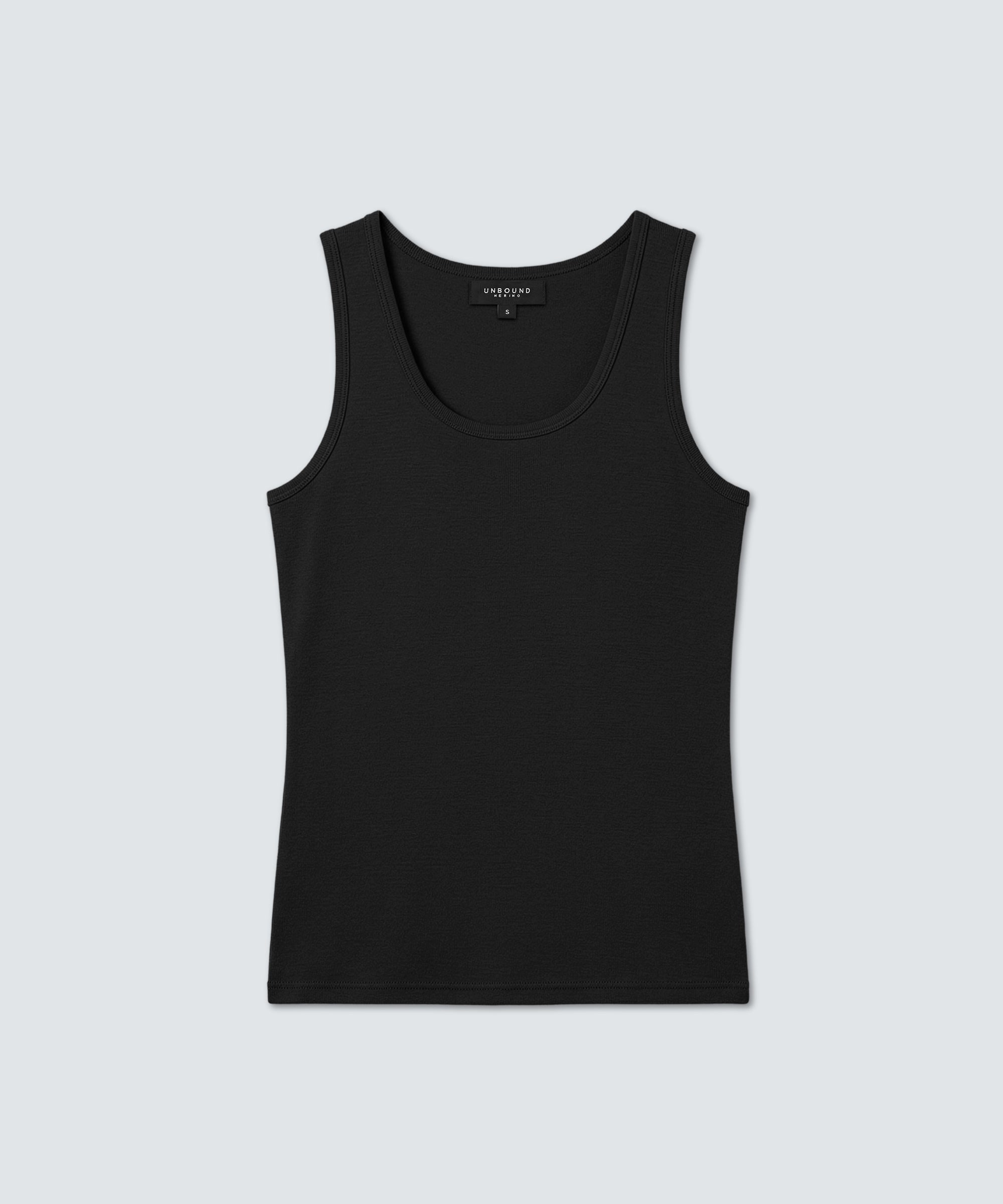 Women's Merino Rib Scoop Neck Tank