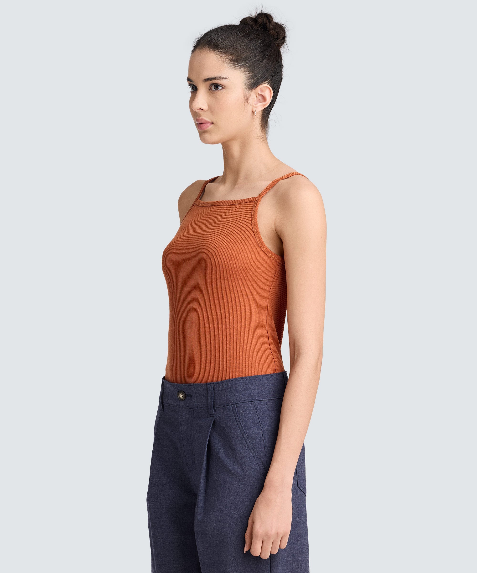 Women's Merino Tencel Rib Tank