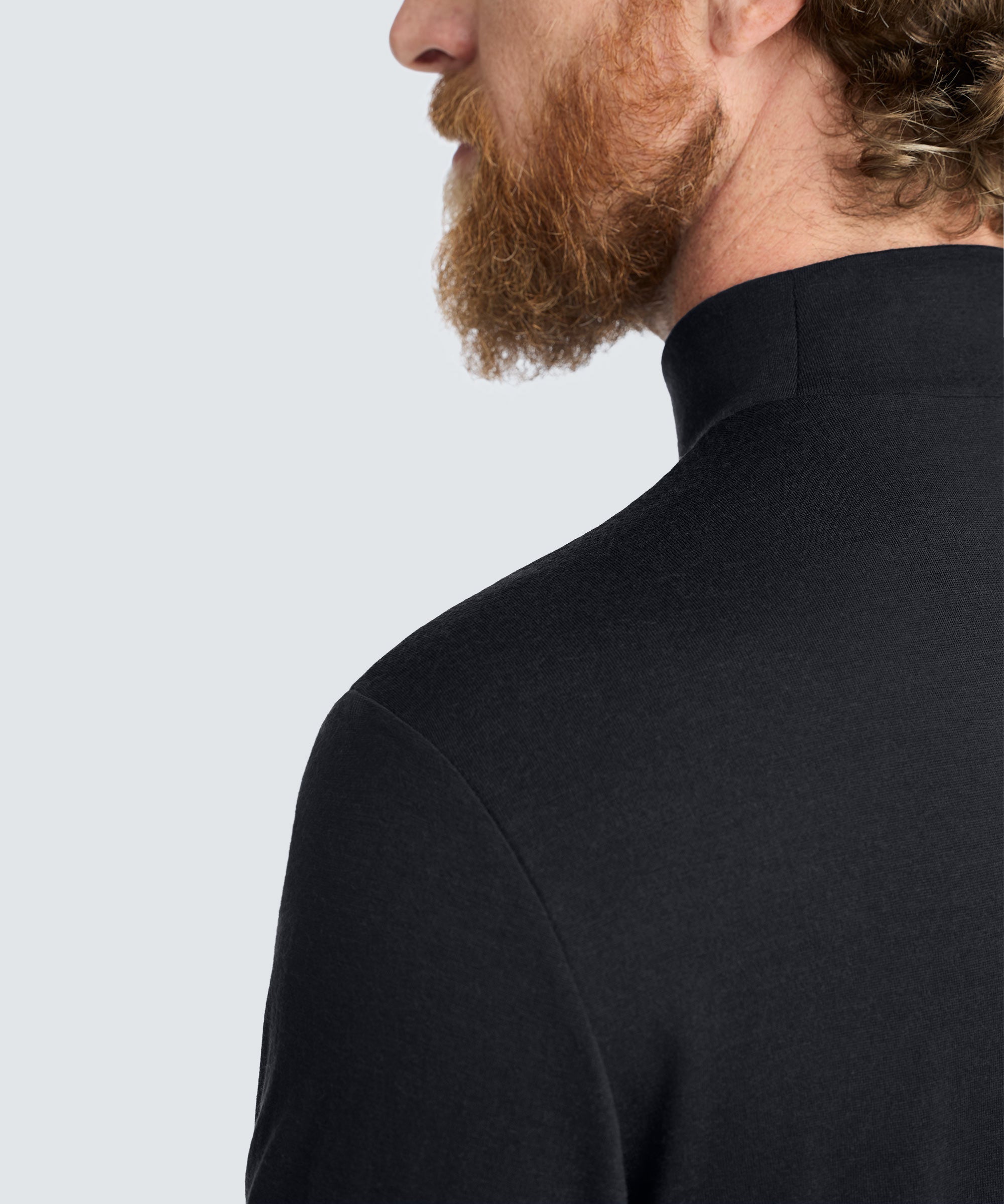 Men's Long Sleeve Merino Hi-Neck