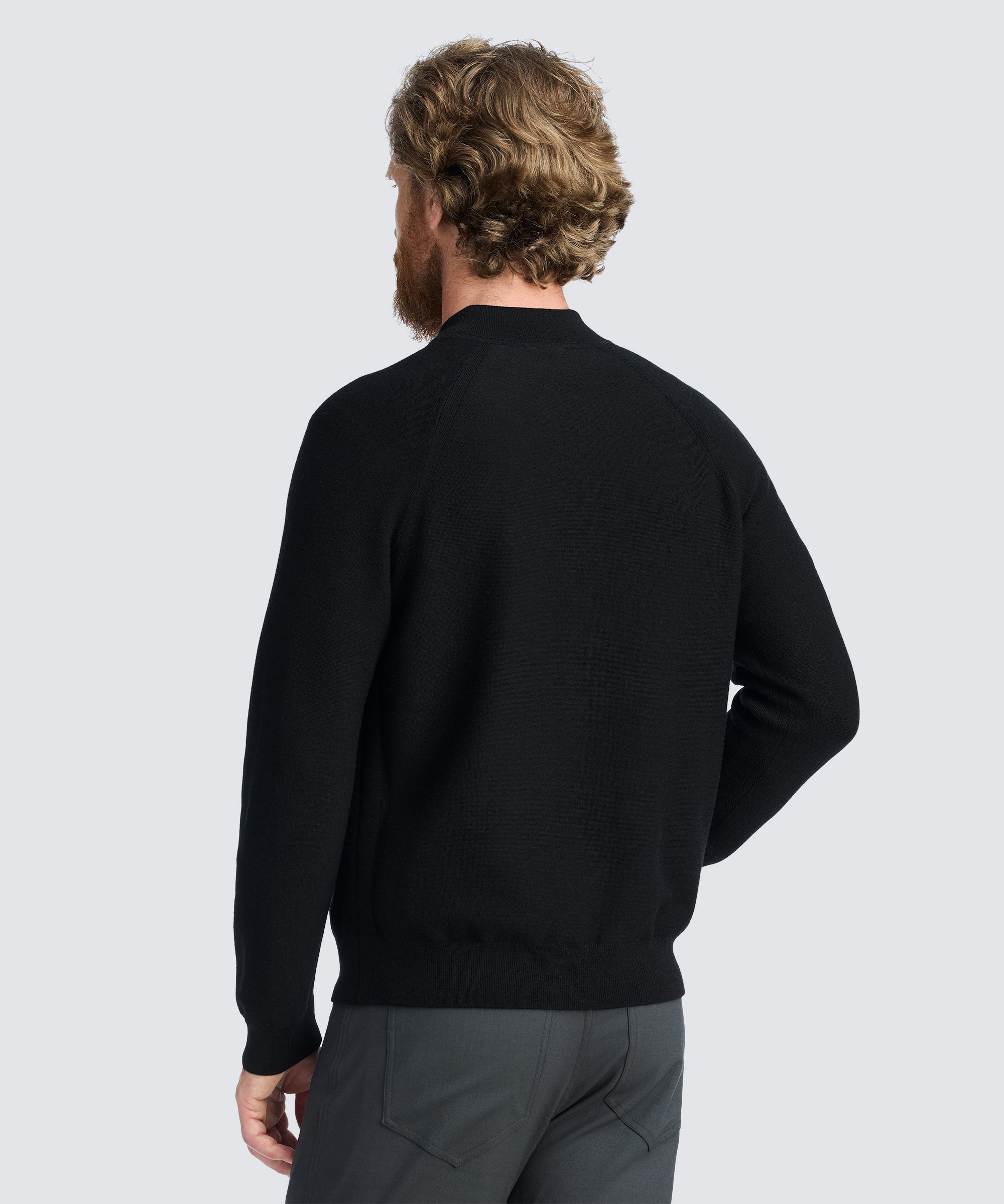 Men's Merino Knit Bomber