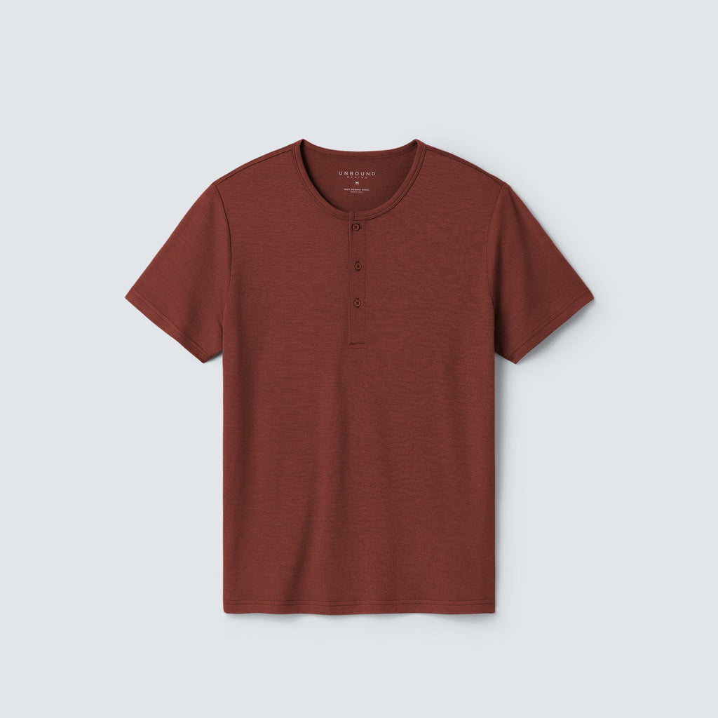 Men's Merino Short Sleeve Henley