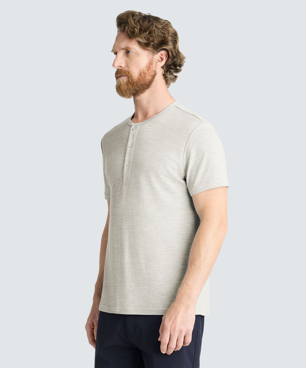 Men's Merino Short Sleeve Henley