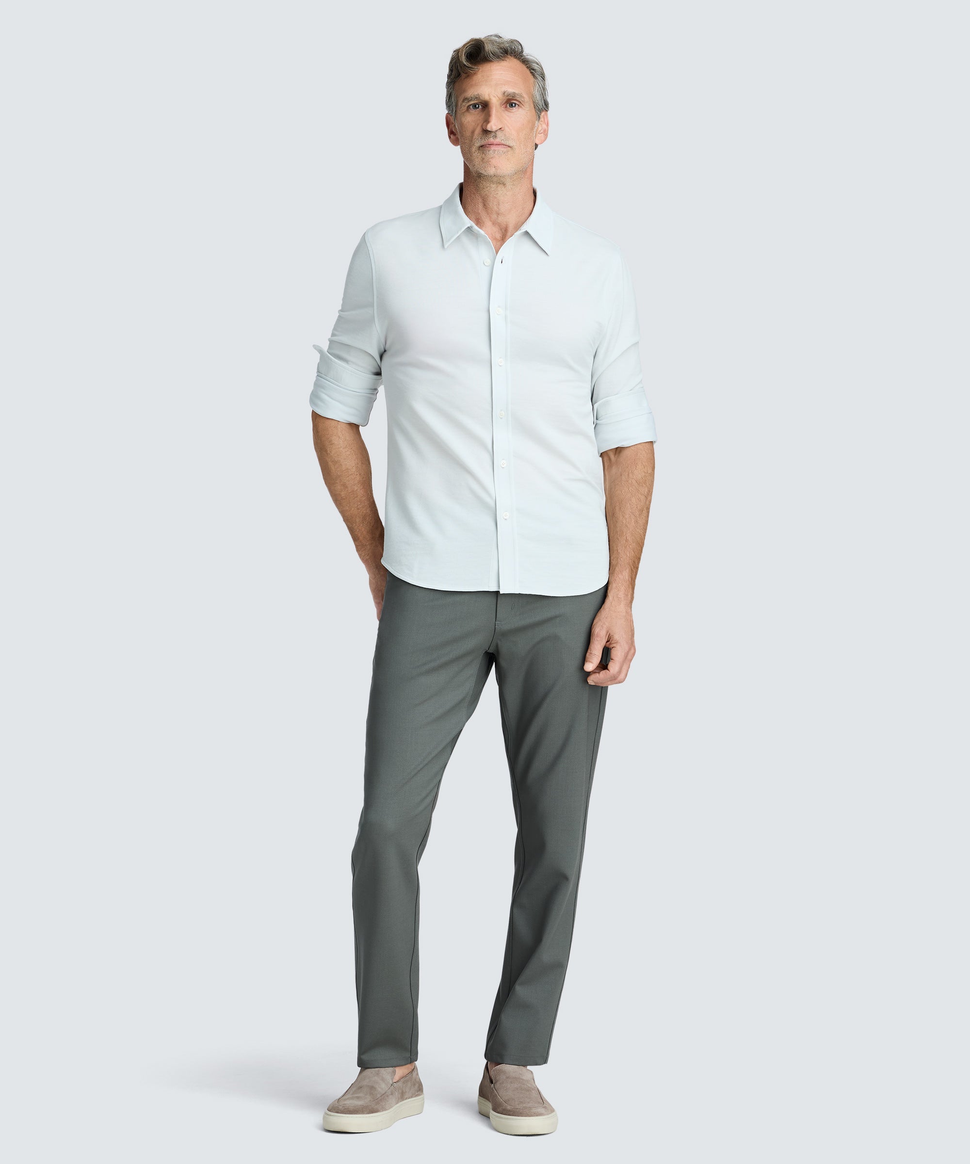 Men's Merino Button-Up