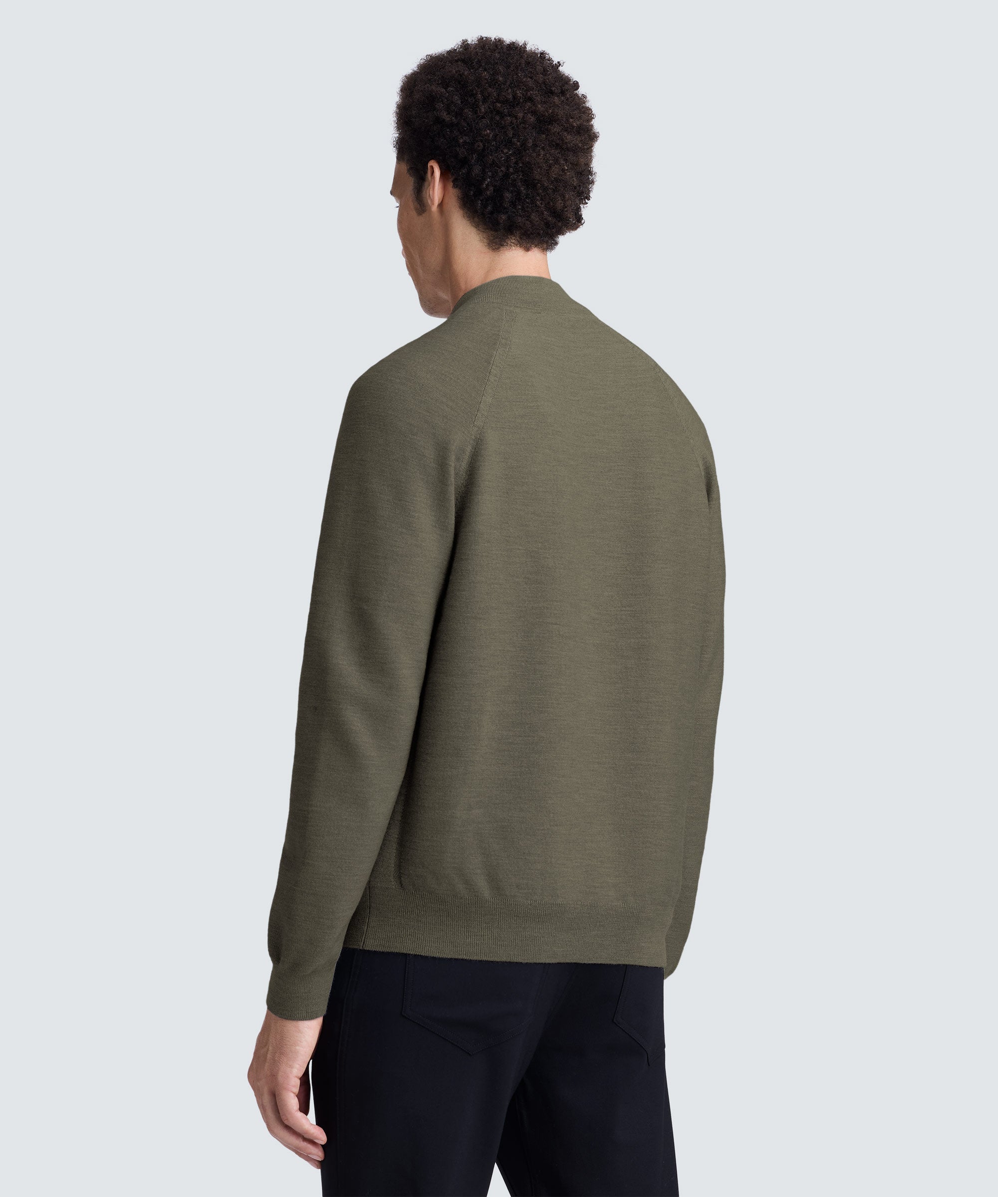 Men's Merino Knit Bomber
