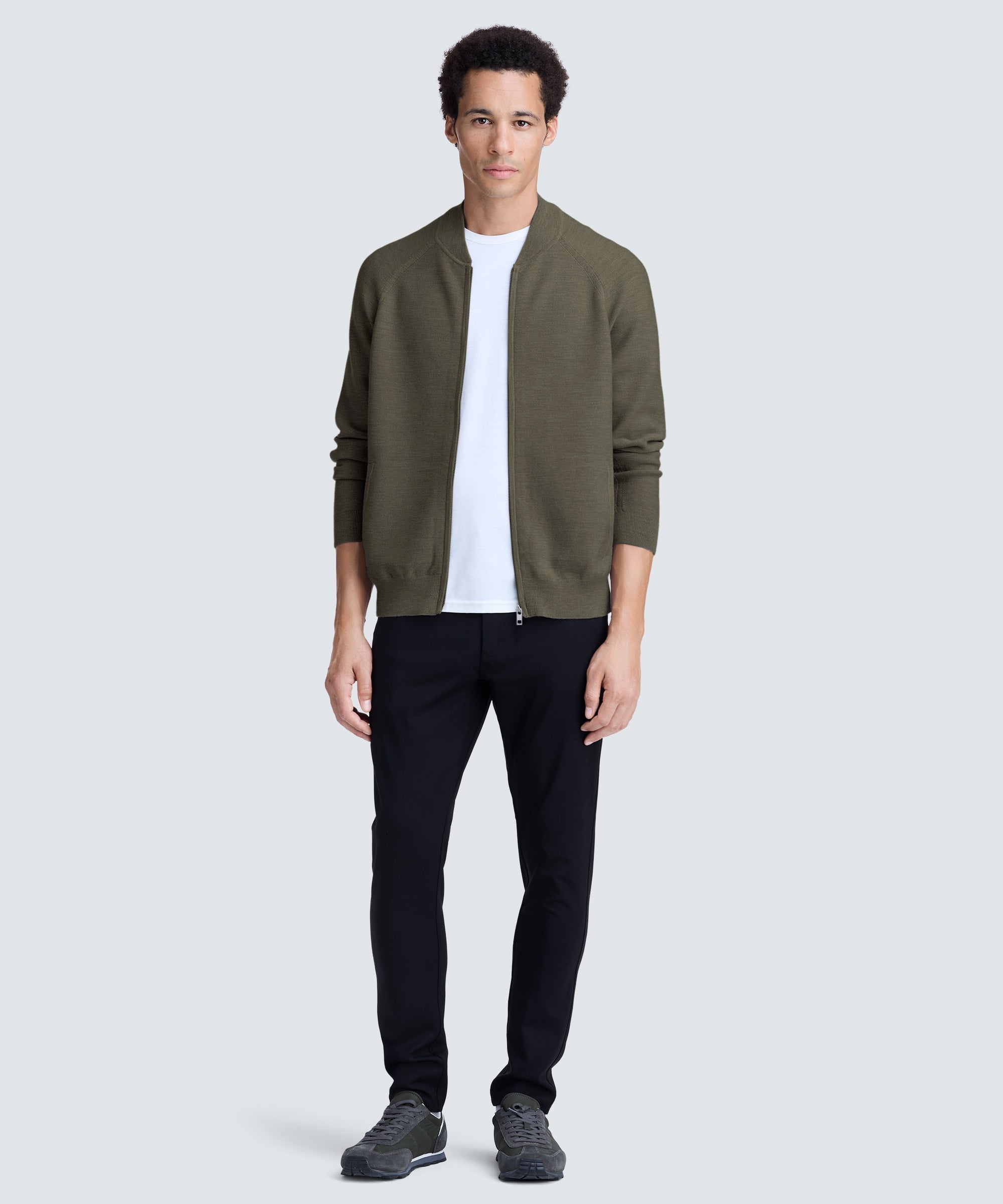 Men's Merino Knit Bomber