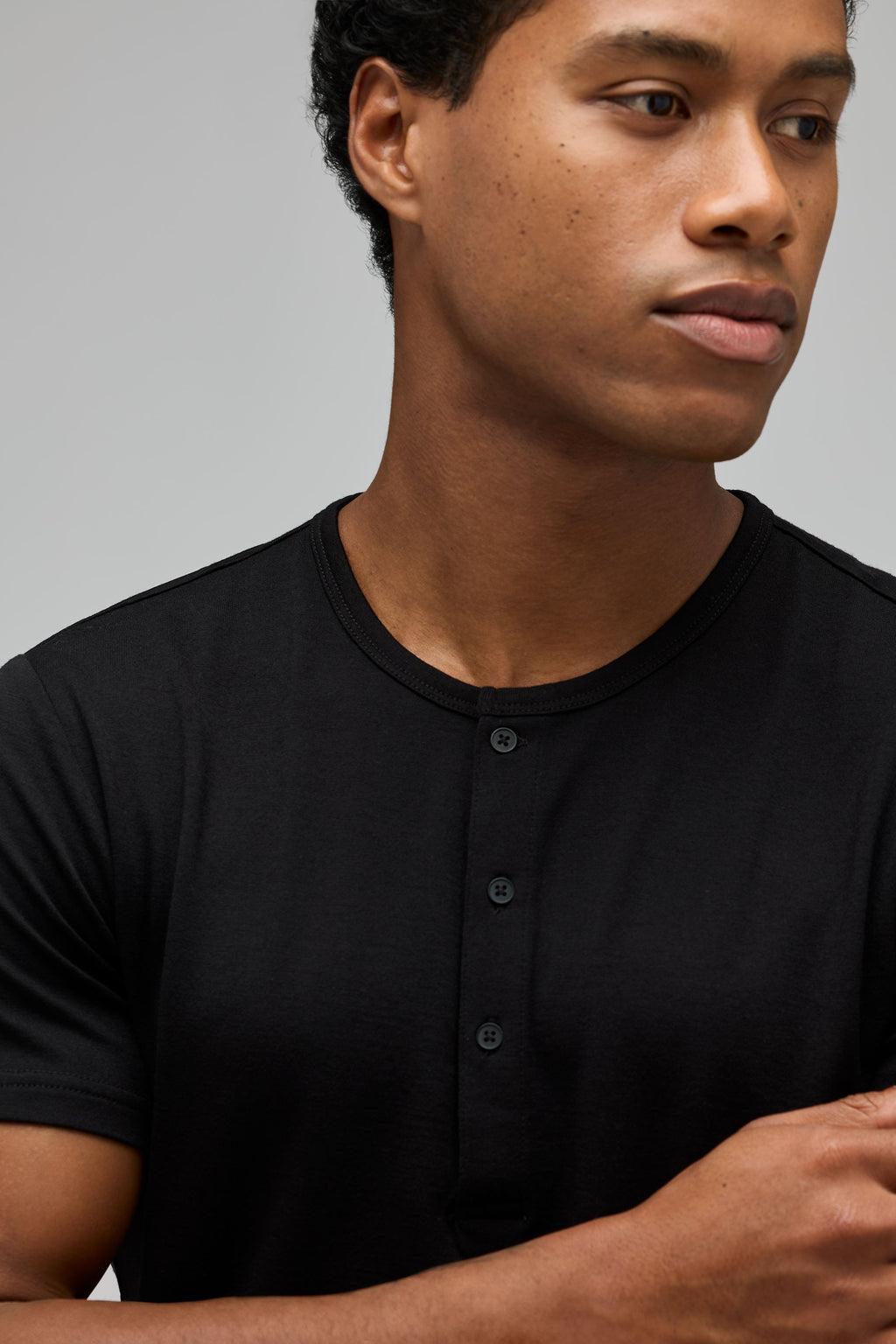 Men's Merino Short Sleeve Henley