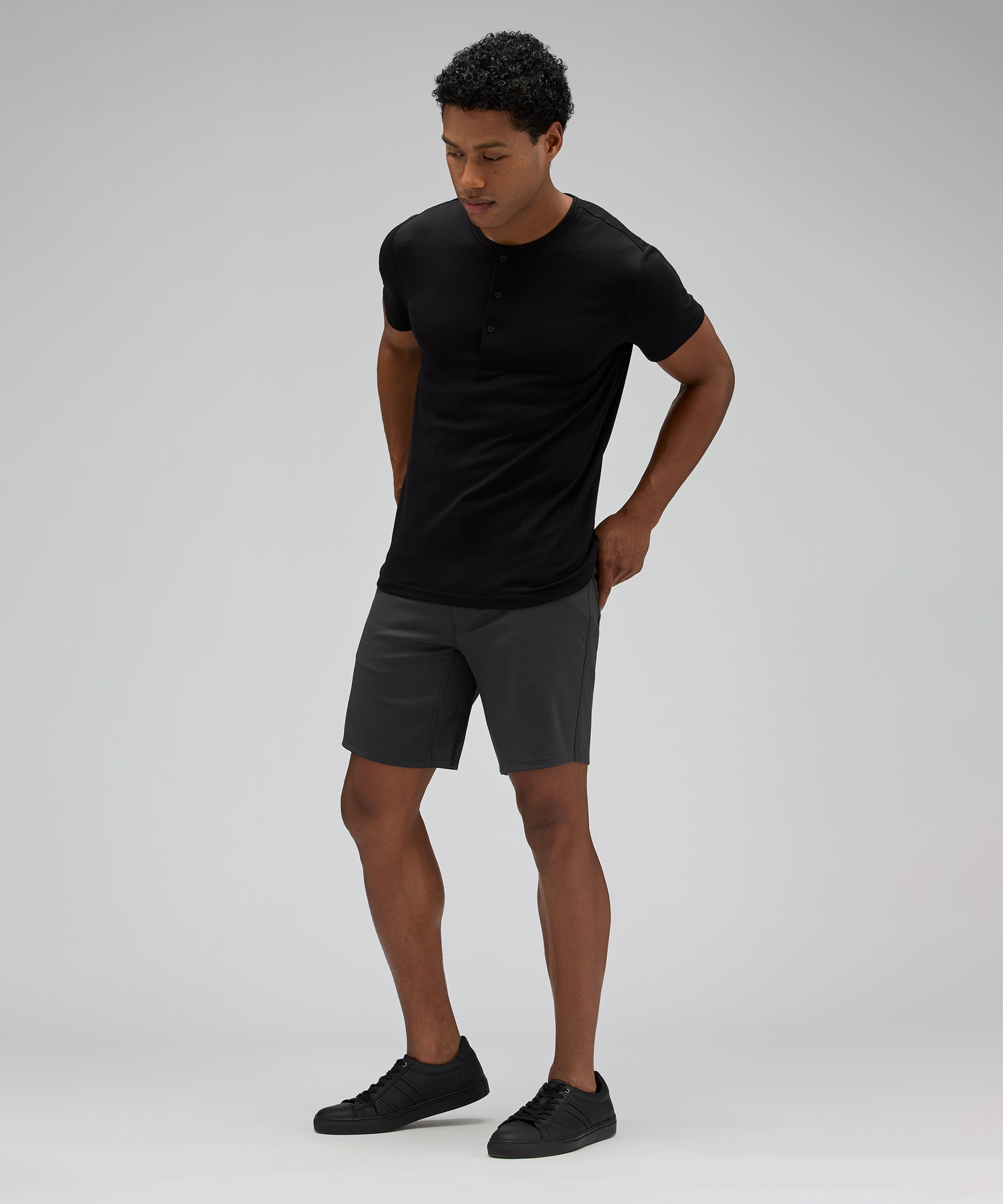 Men's Merino Short Sleeve Henley