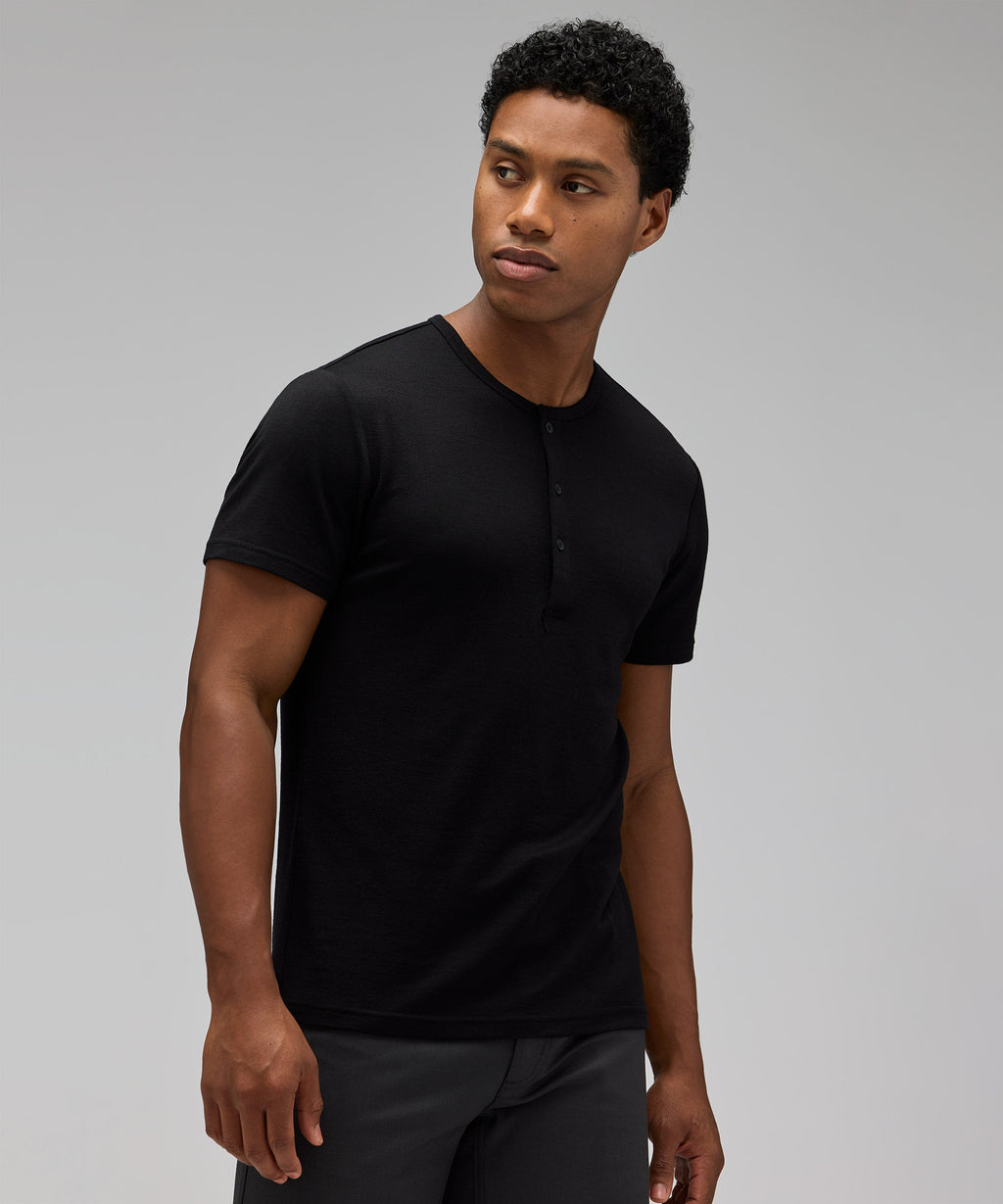 Men's Merino Short Sleeve Henley