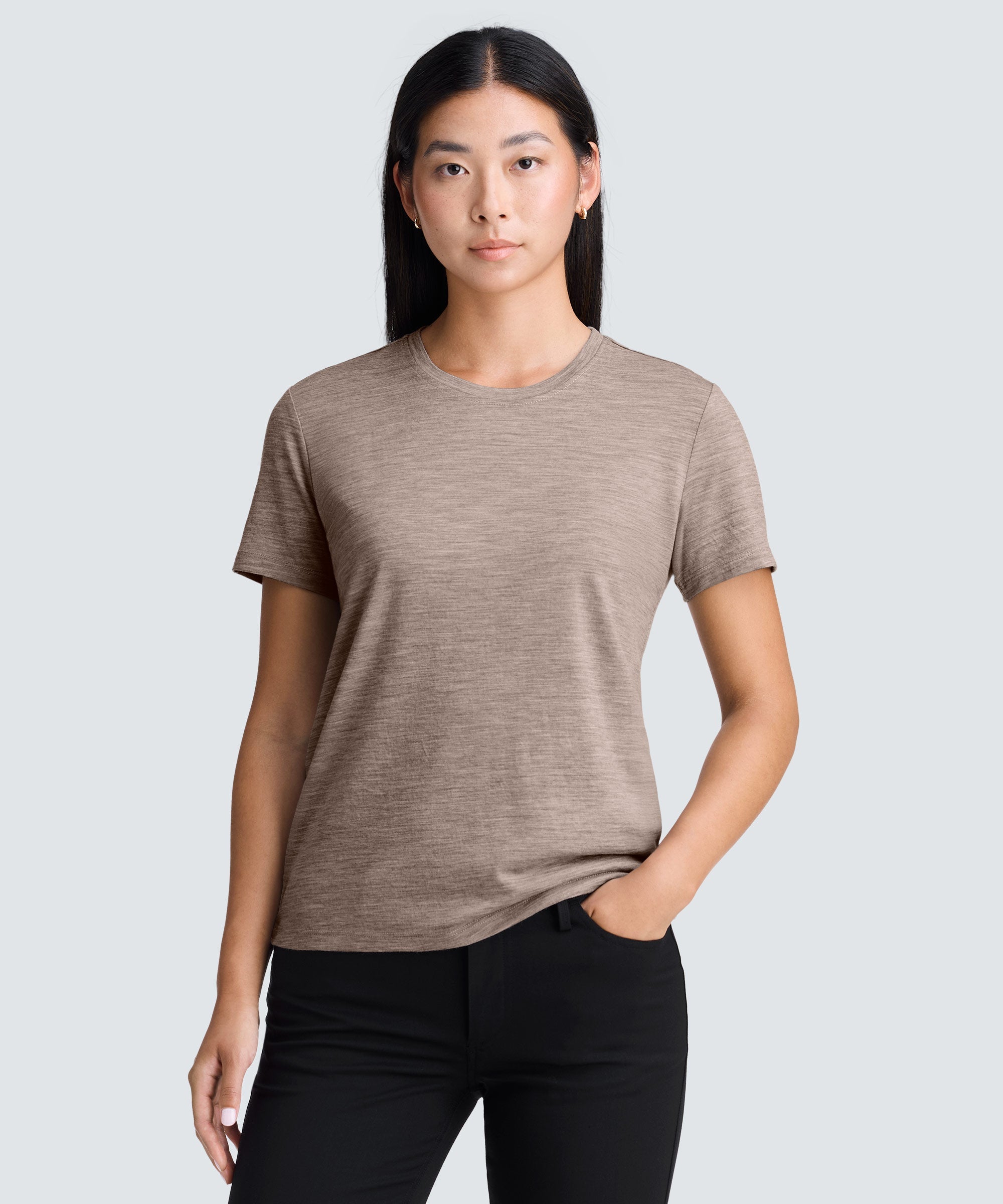 Women's Merino Crew Neck T-Shirt