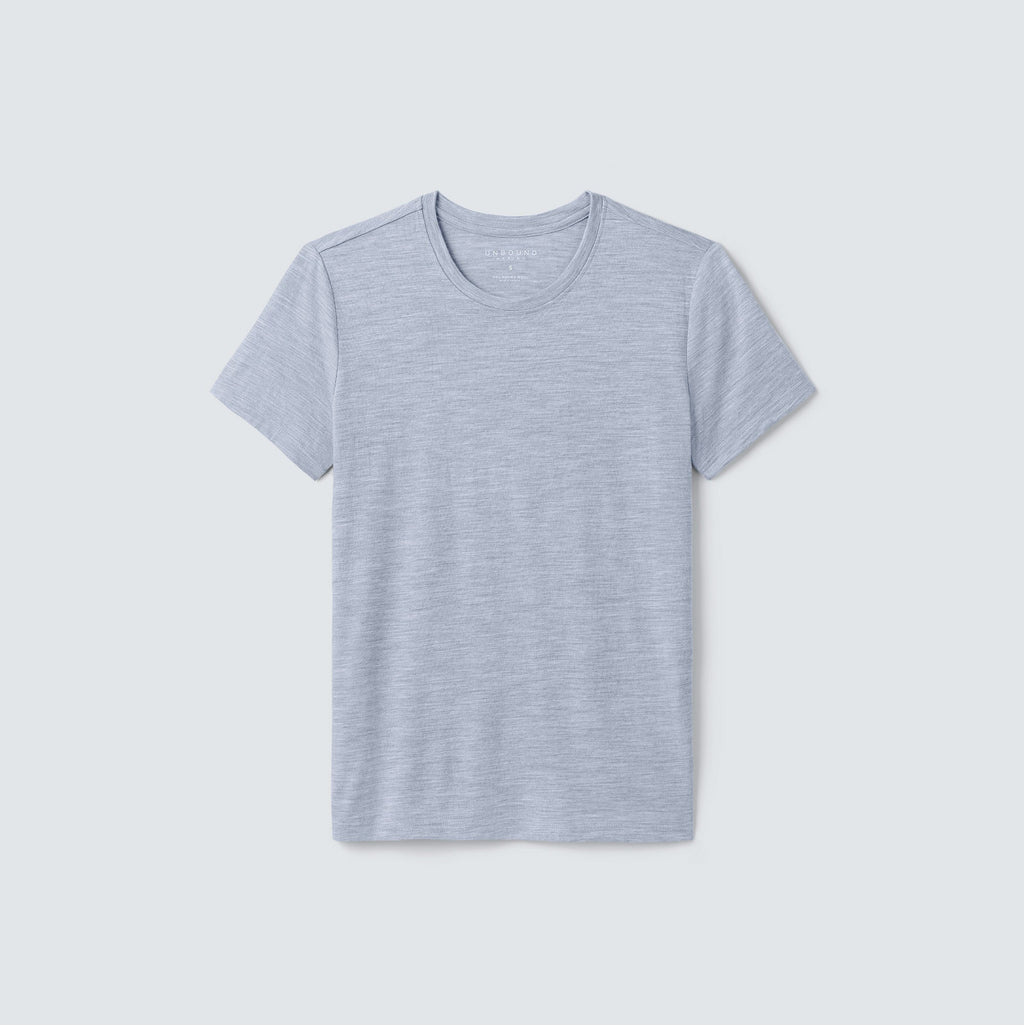 Women's Petite Merino Crew Neck T-Shirt