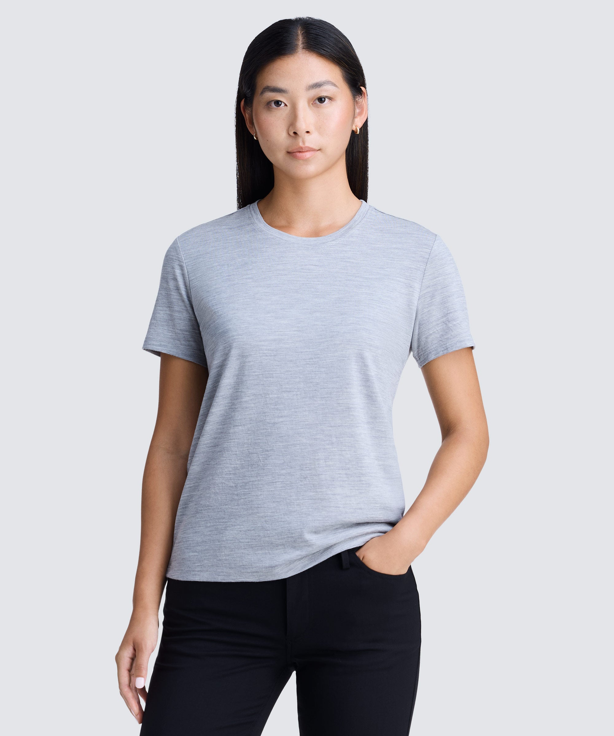Women's Merino Crew Neck T-Shirt