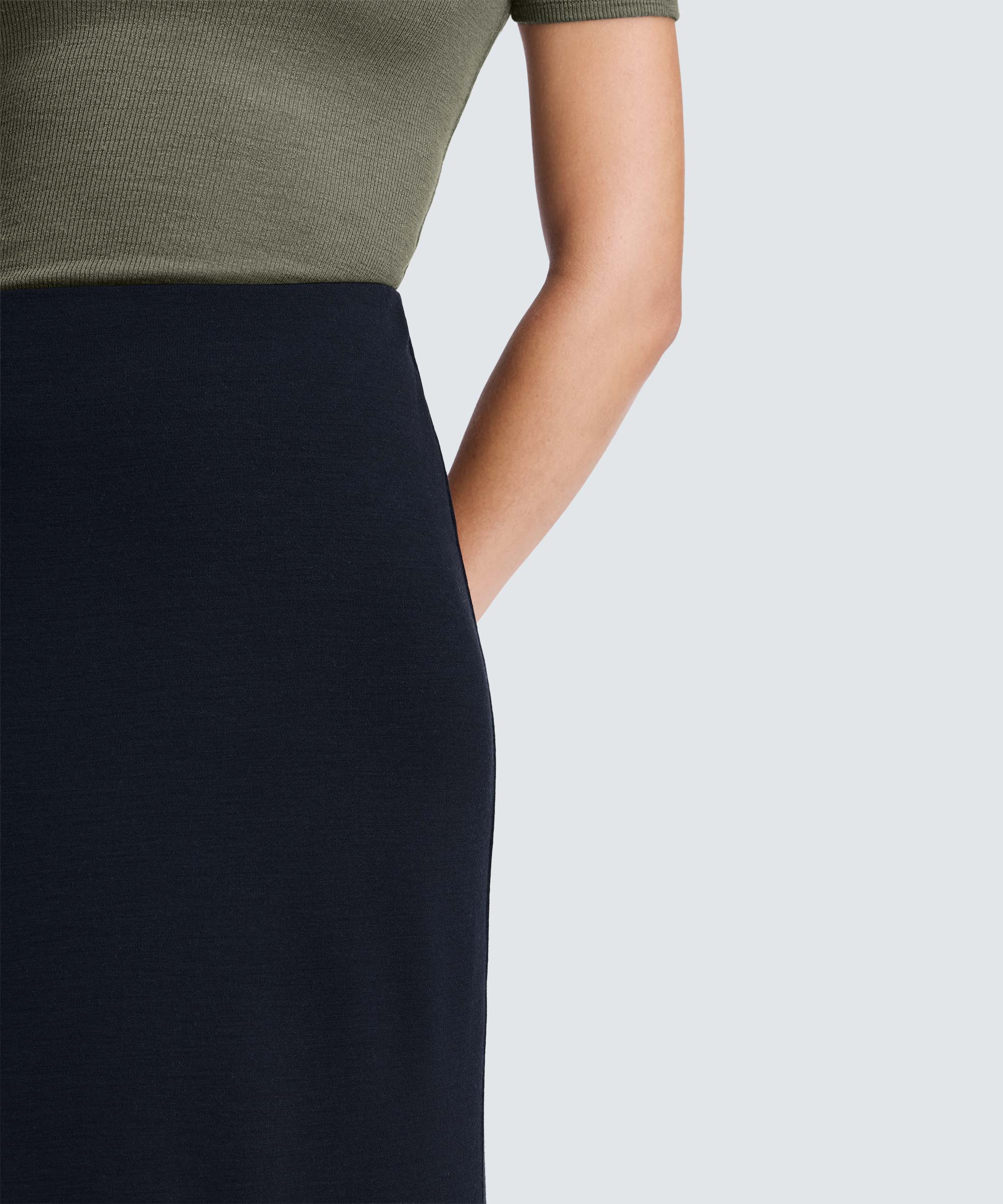 Women's Merino Maxi Skirt