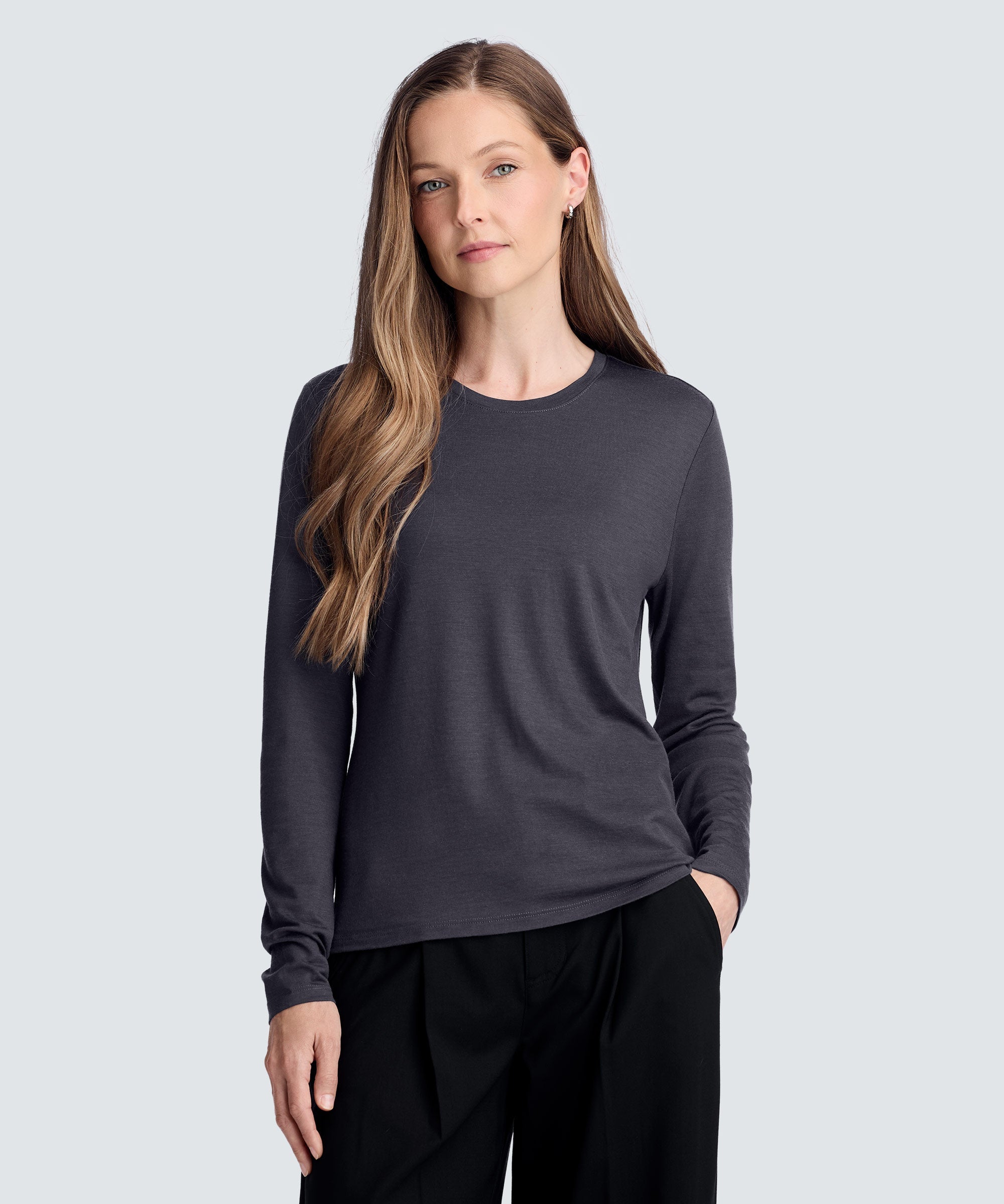 Women's Long Sleeve Merino Crew
