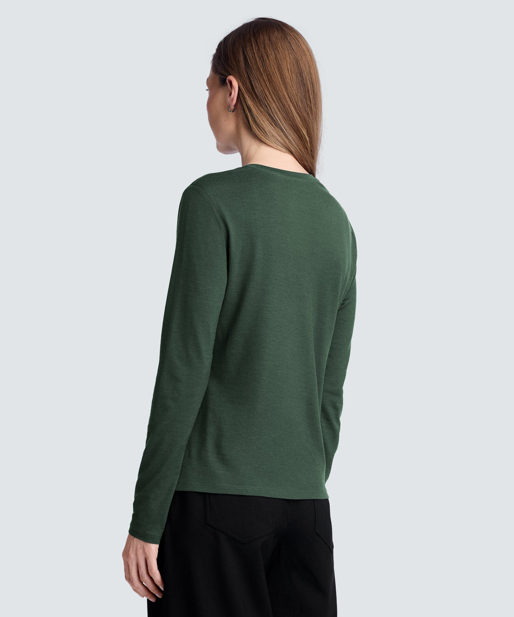 Women's Long Sleeve Merino Crew