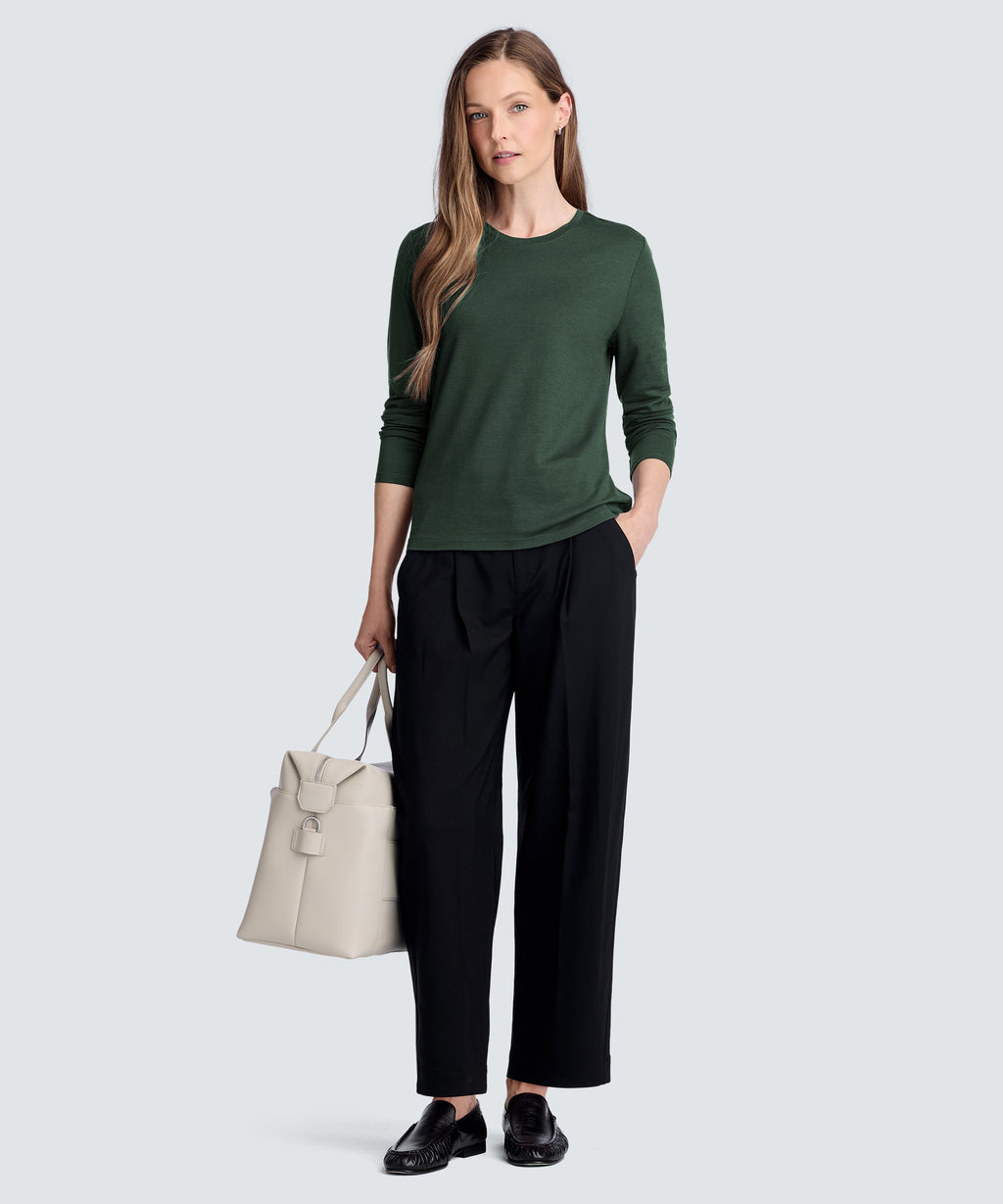 Women's Long Sleeve Merino Crew
