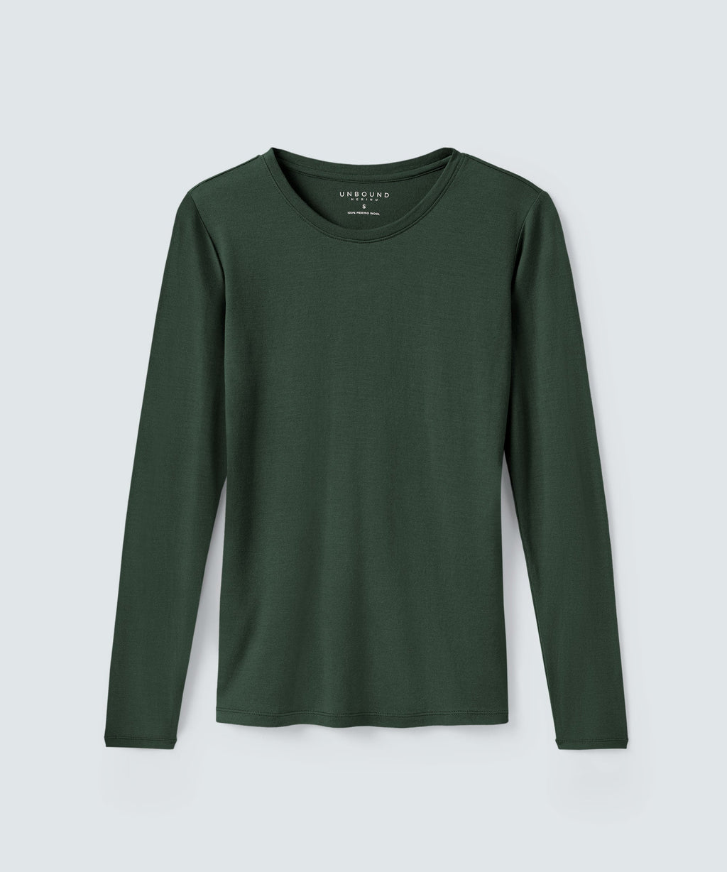 Women's Long Sleeve Merino Crew
