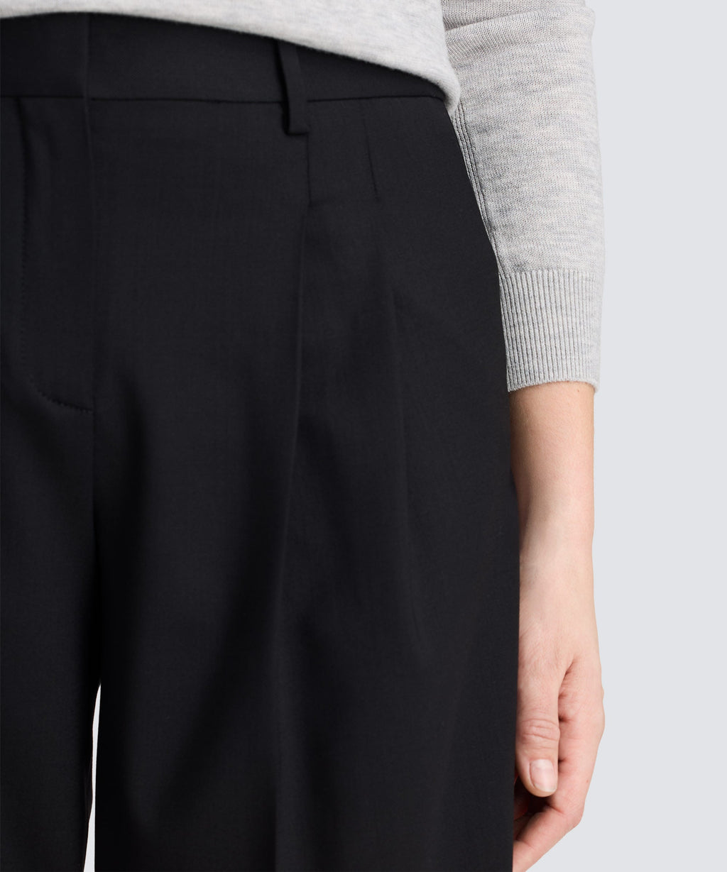 Women's Wide Leg Merino Travel Trouser