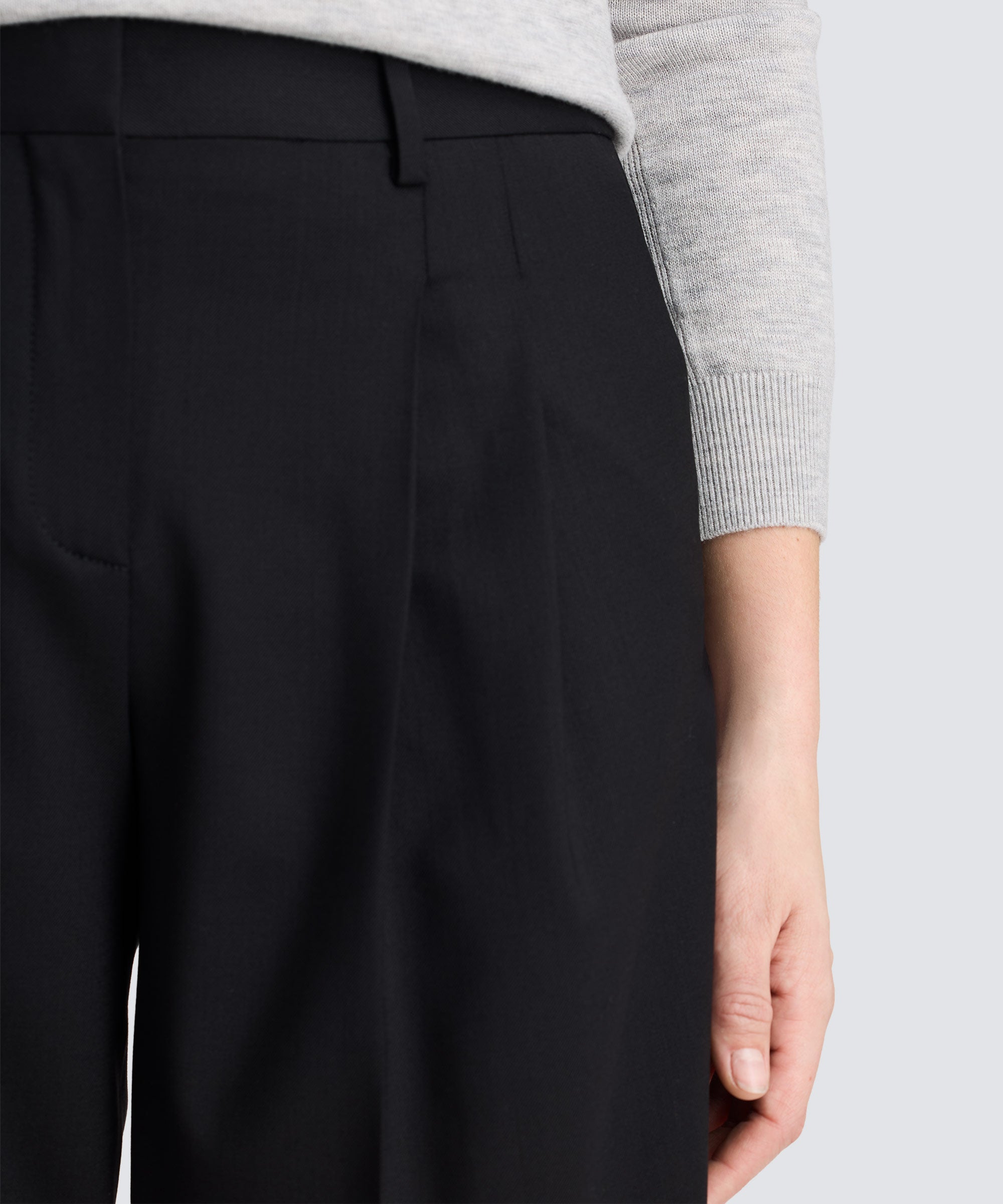 Women's Wide Leg Merino Travel Trouser
