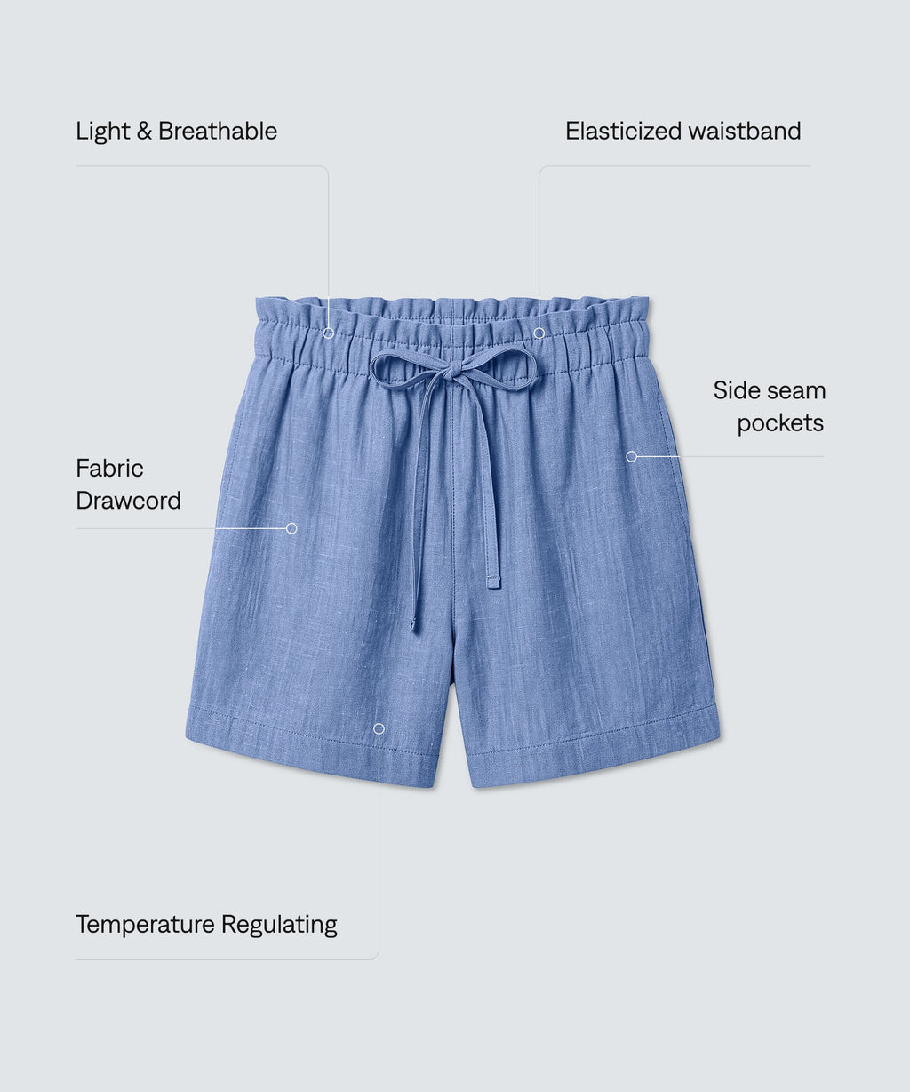 Women's Merino Linen Shorts