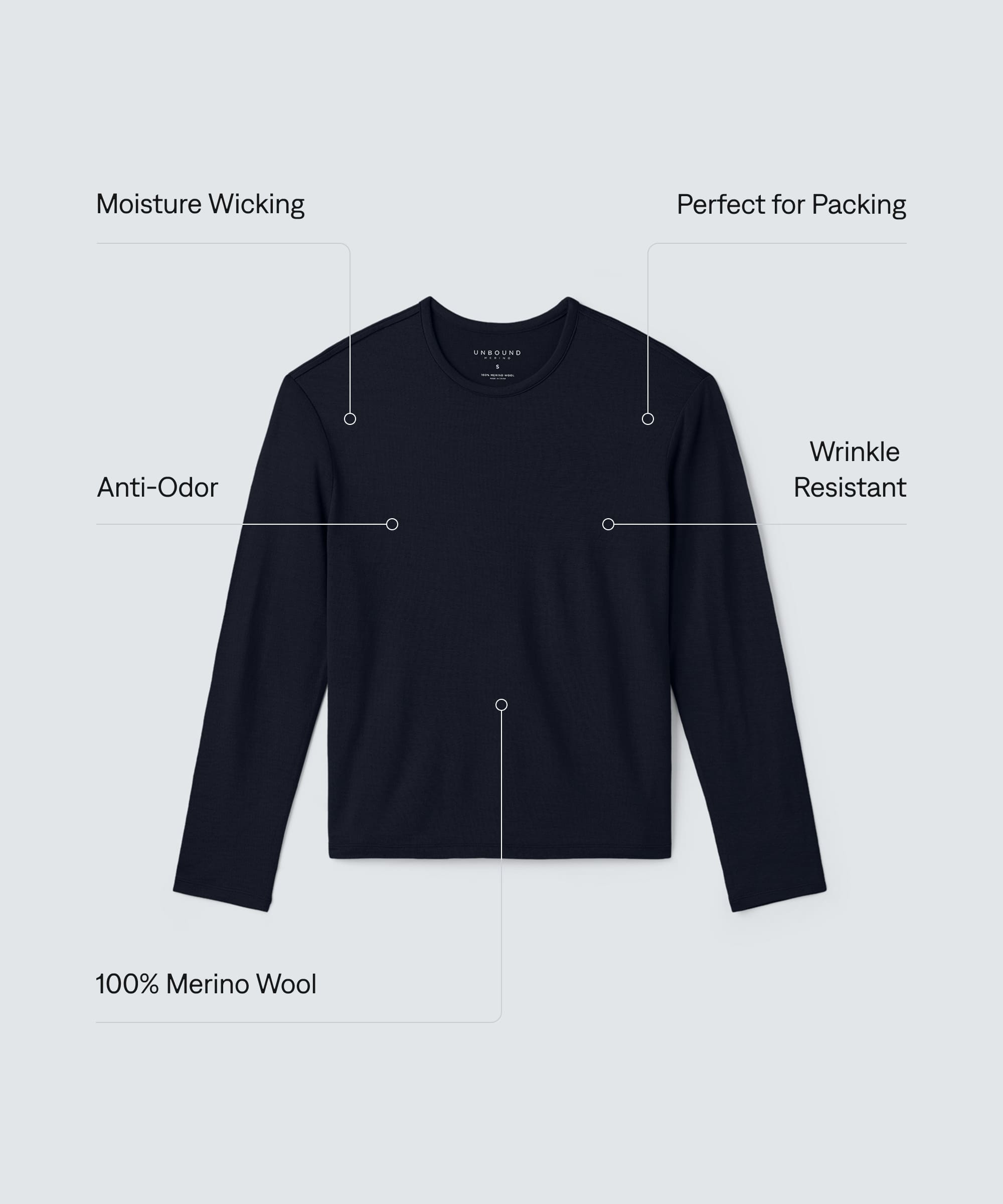 Women's Relaxed Long Sleeve Merino Crew