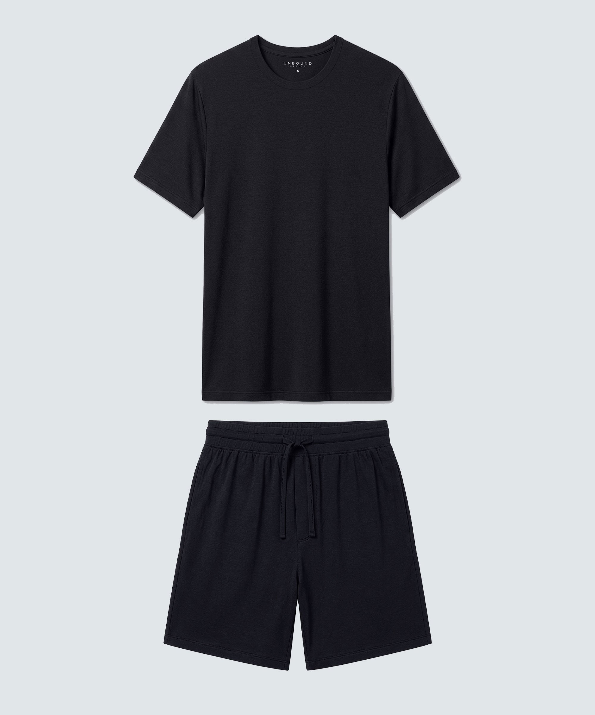 Men's Ultrafine Sleep T-Shirt + Shorts Bundle