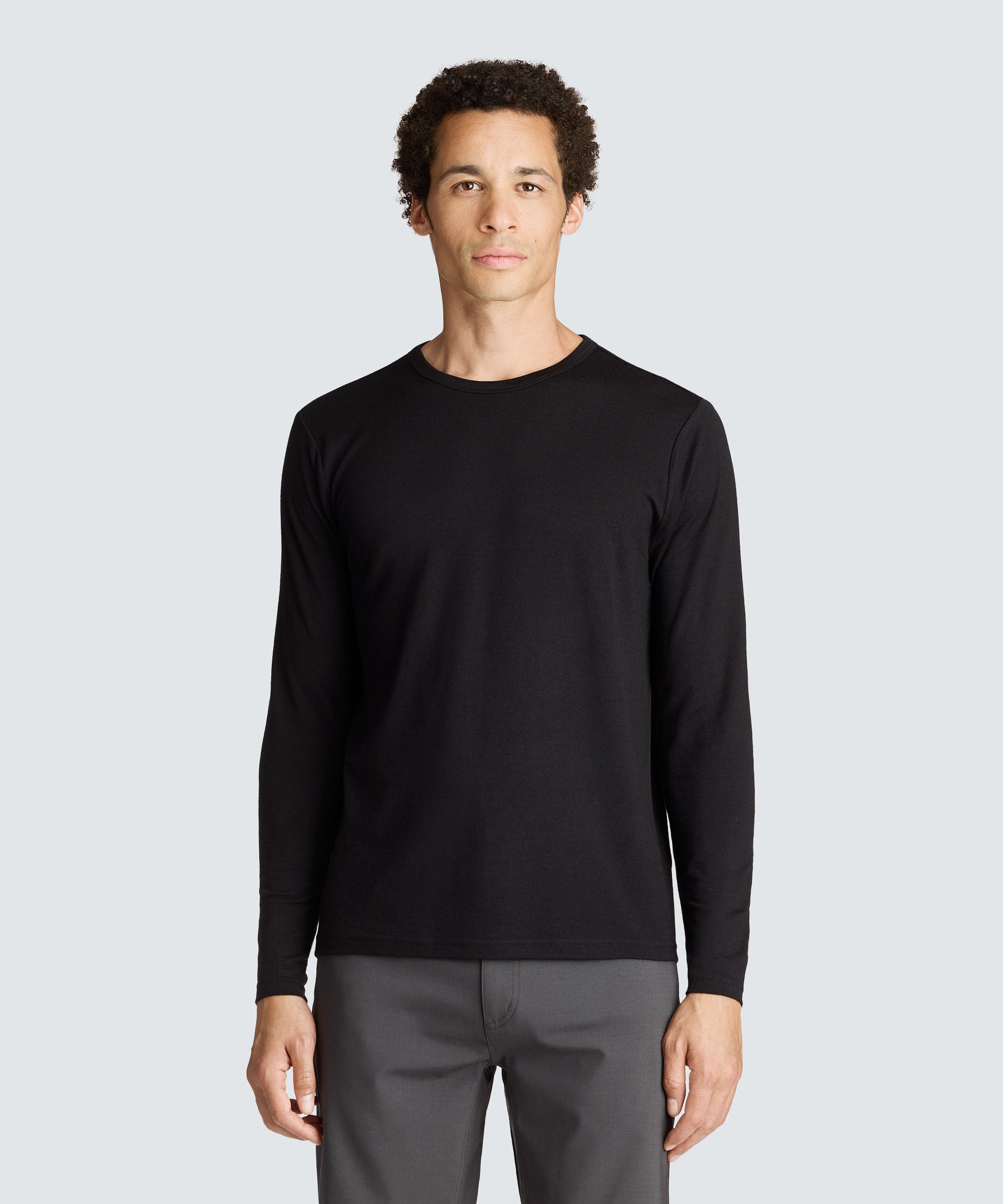 Men's Long Sleeve Merino Crew