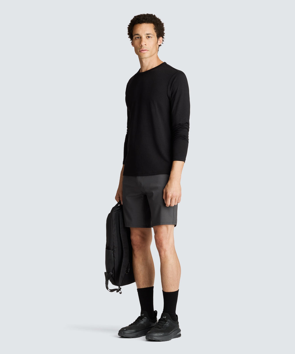Men's Tall Long Sleeve Merino Crew