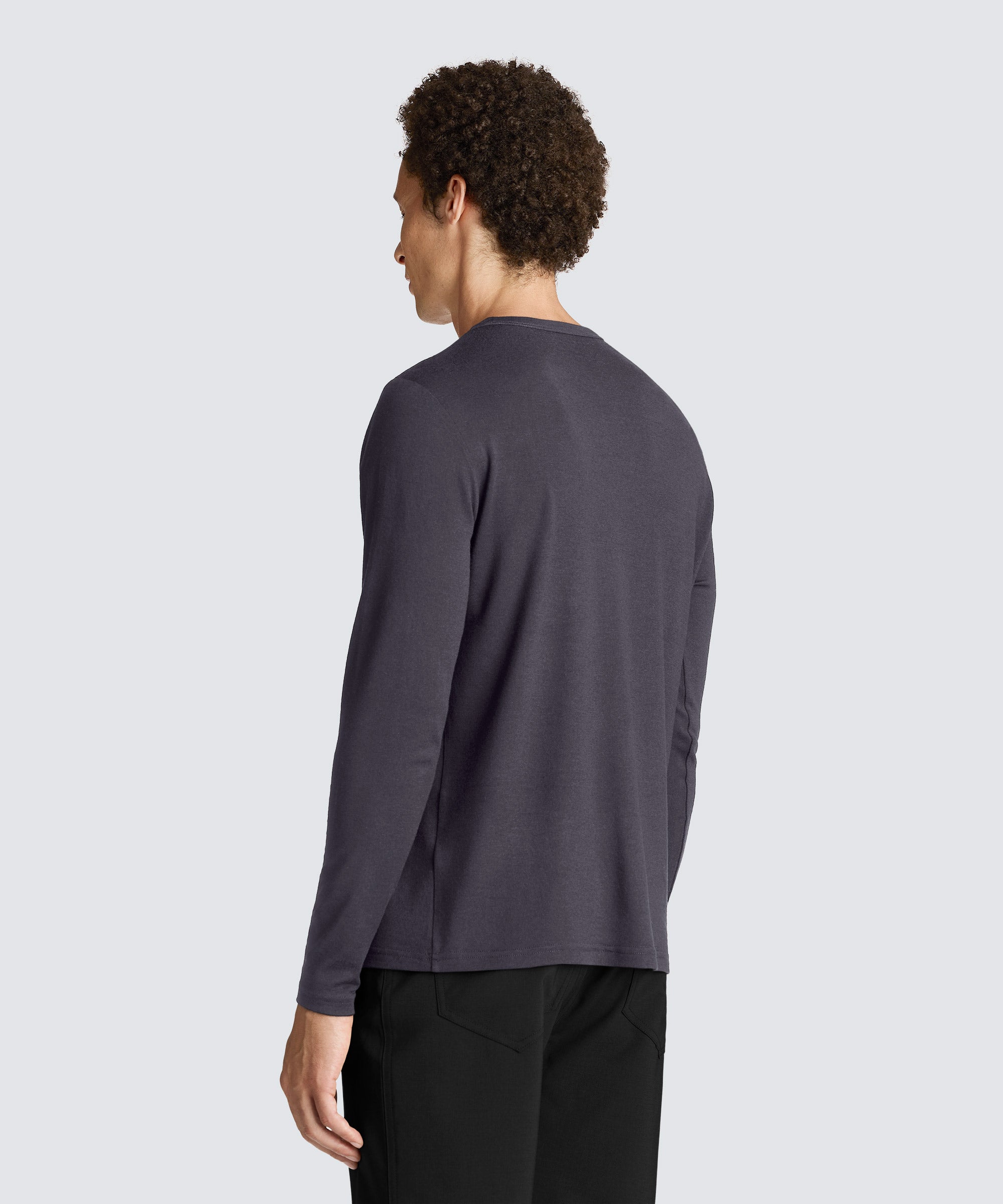 Men's Tall Long Sleeve Merino Crew